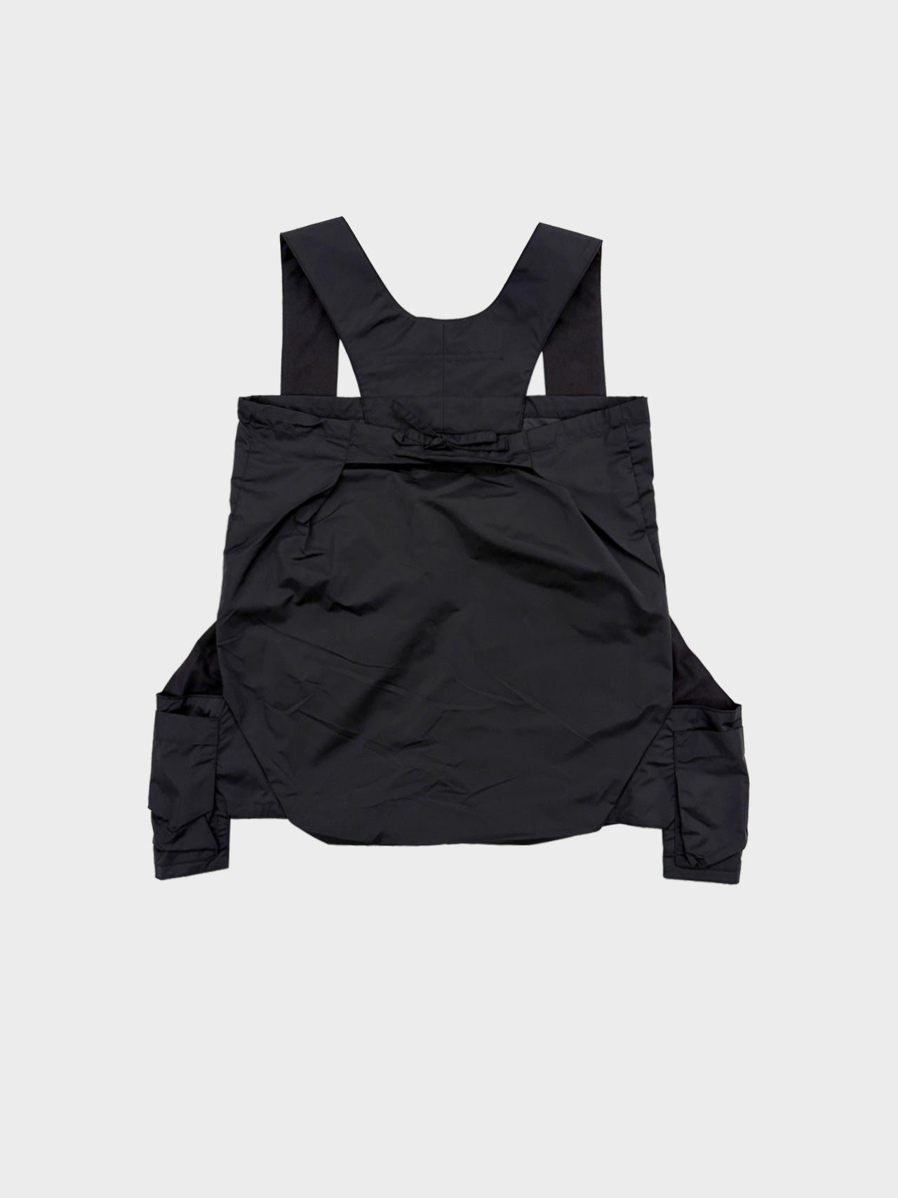 【1月2日(金)12:00販売開始】my beautiful landlet / NYLON TAFFTA WATER PROOF VEST (BLACK)
