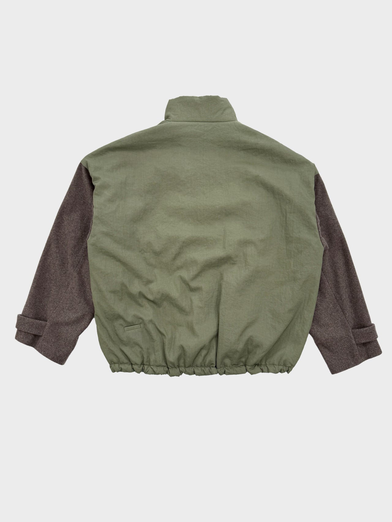 Dulcamara / ヴィンテージNYパデッド切替JK (OLIVE×BROWN)