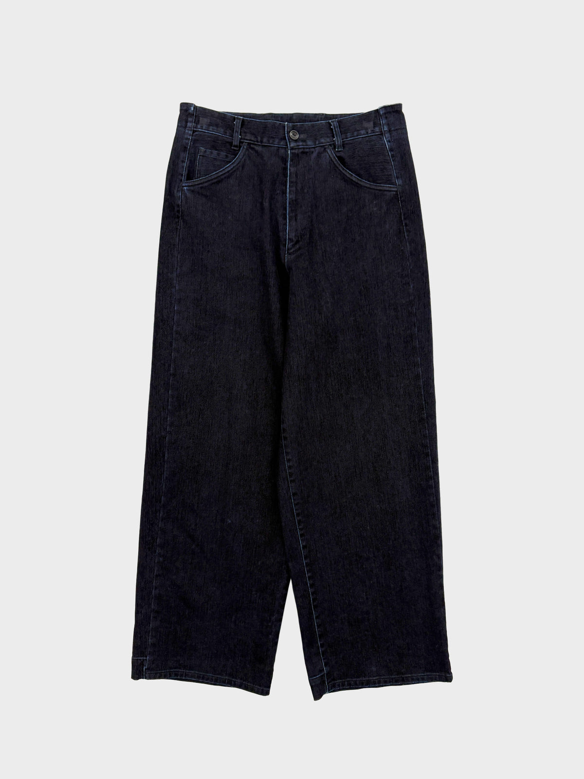 VOAAOV / OLD TRAIN 5 POCKET PANTS (BLACK)