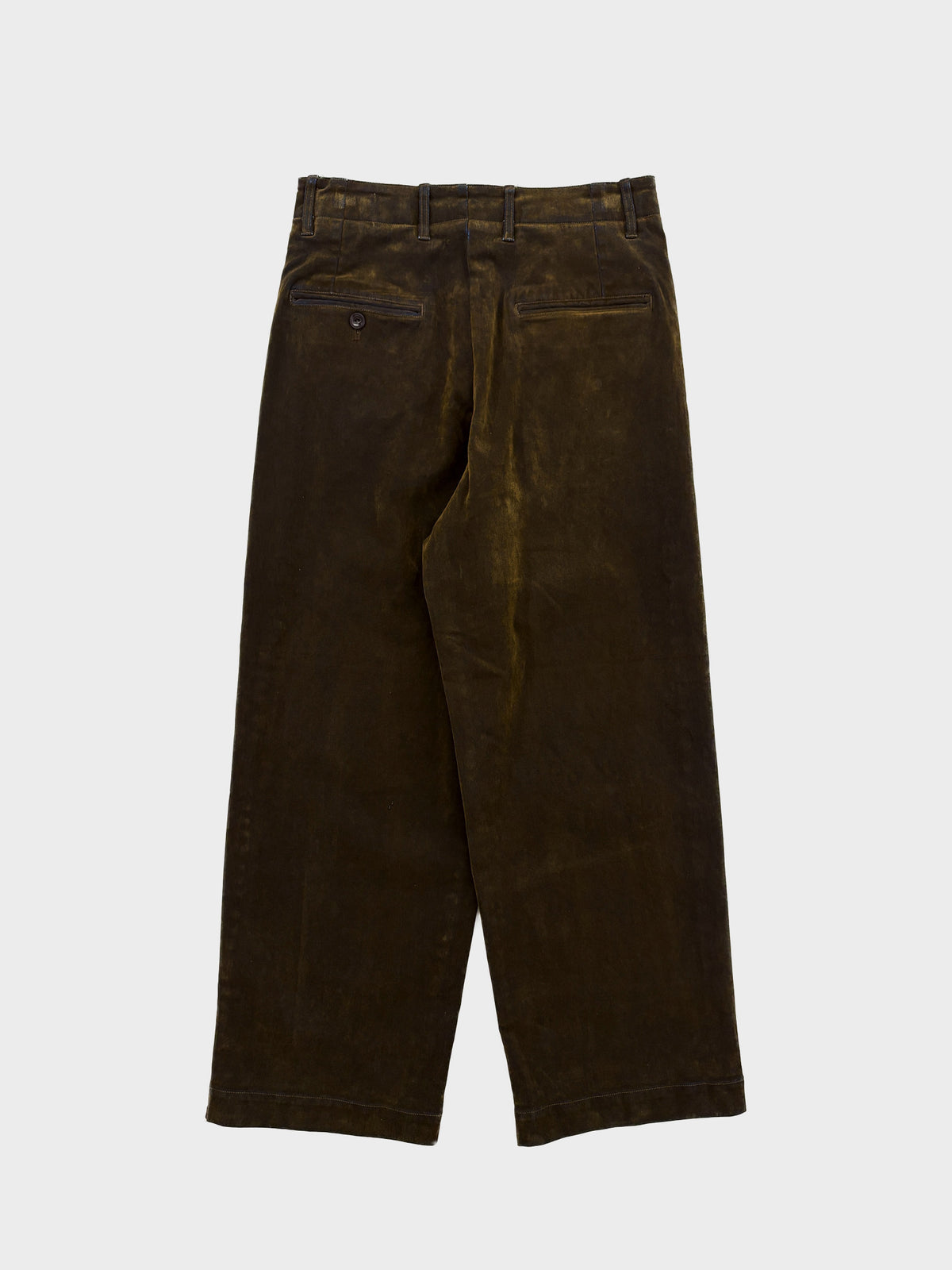 VOAAOV / OLD TRAIN 5 POCKET PANTS (BROWN)
