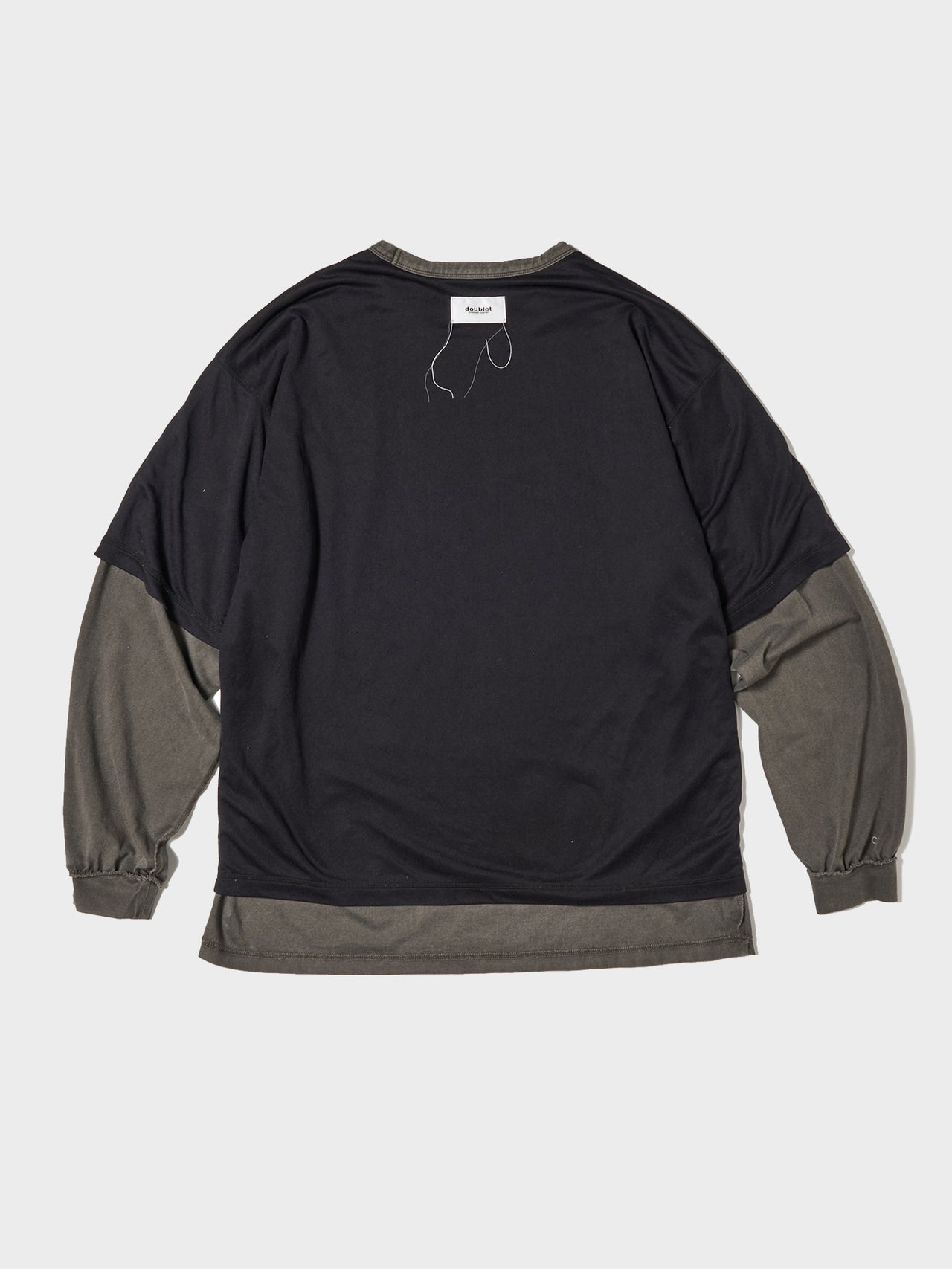 doublet / ON&OFF REVERSIBLE L/S T-SHIRT (GRAY) #54