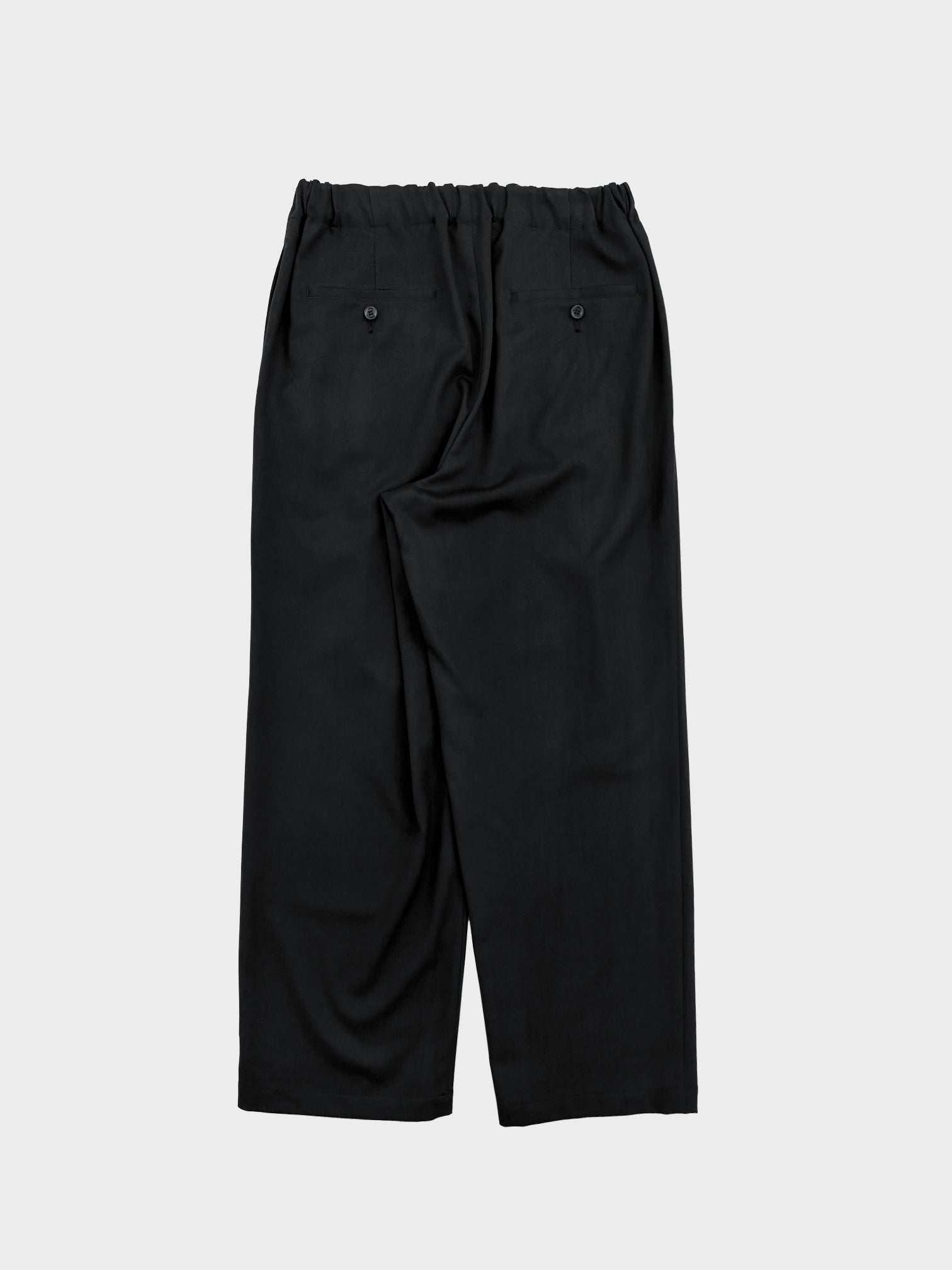 WEWILL / PAJAMA TROUSERS (BLACK)