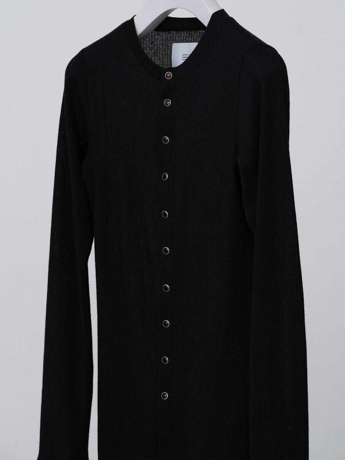 【9月19日(土)12:00発売】HATRA / PEARL DOT CARDIGAN (BLACK)