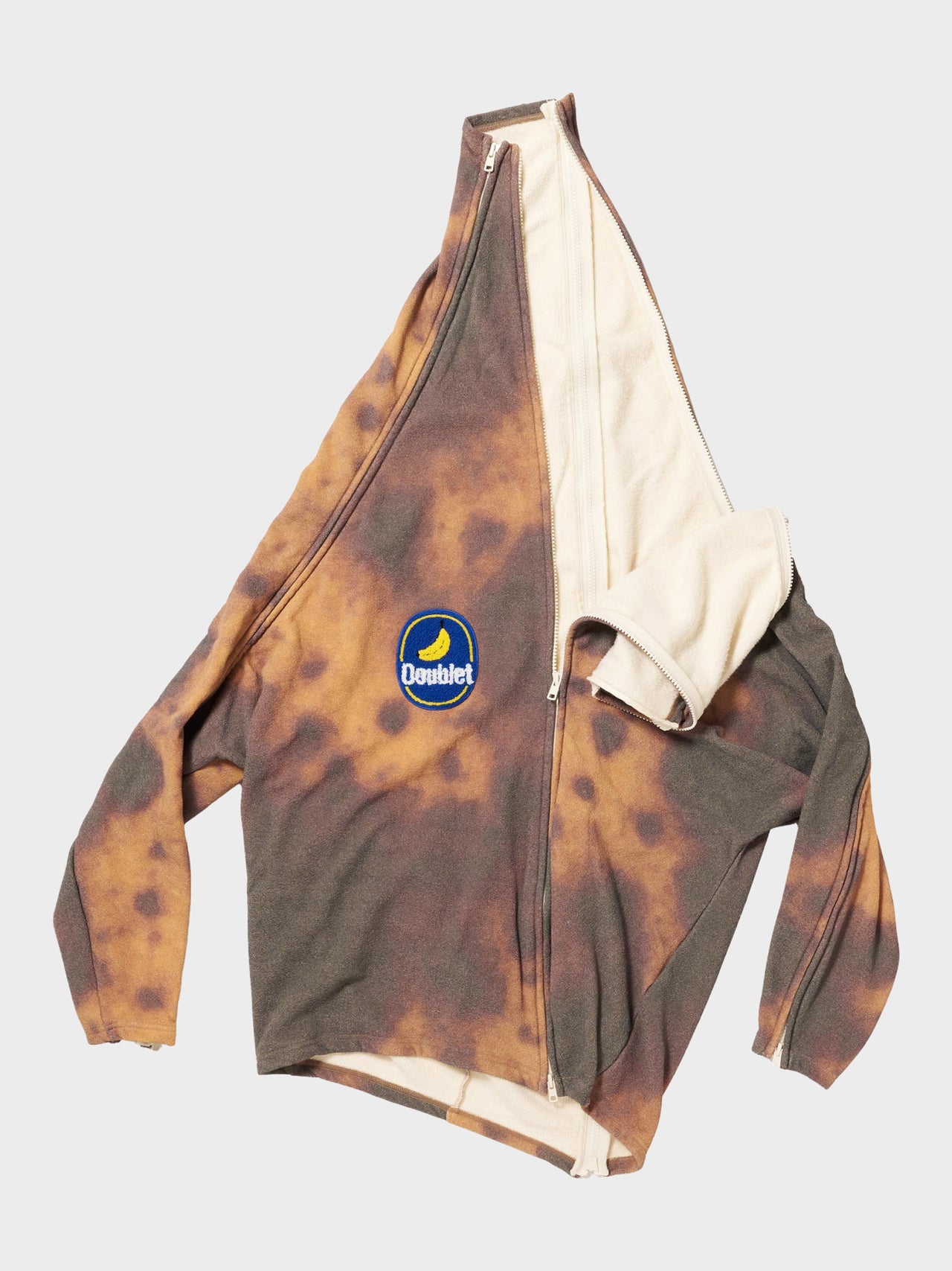 【1月17日(土)12:00販売開始】doublet / PEELABLE BANANA HOODIE (BROWN)