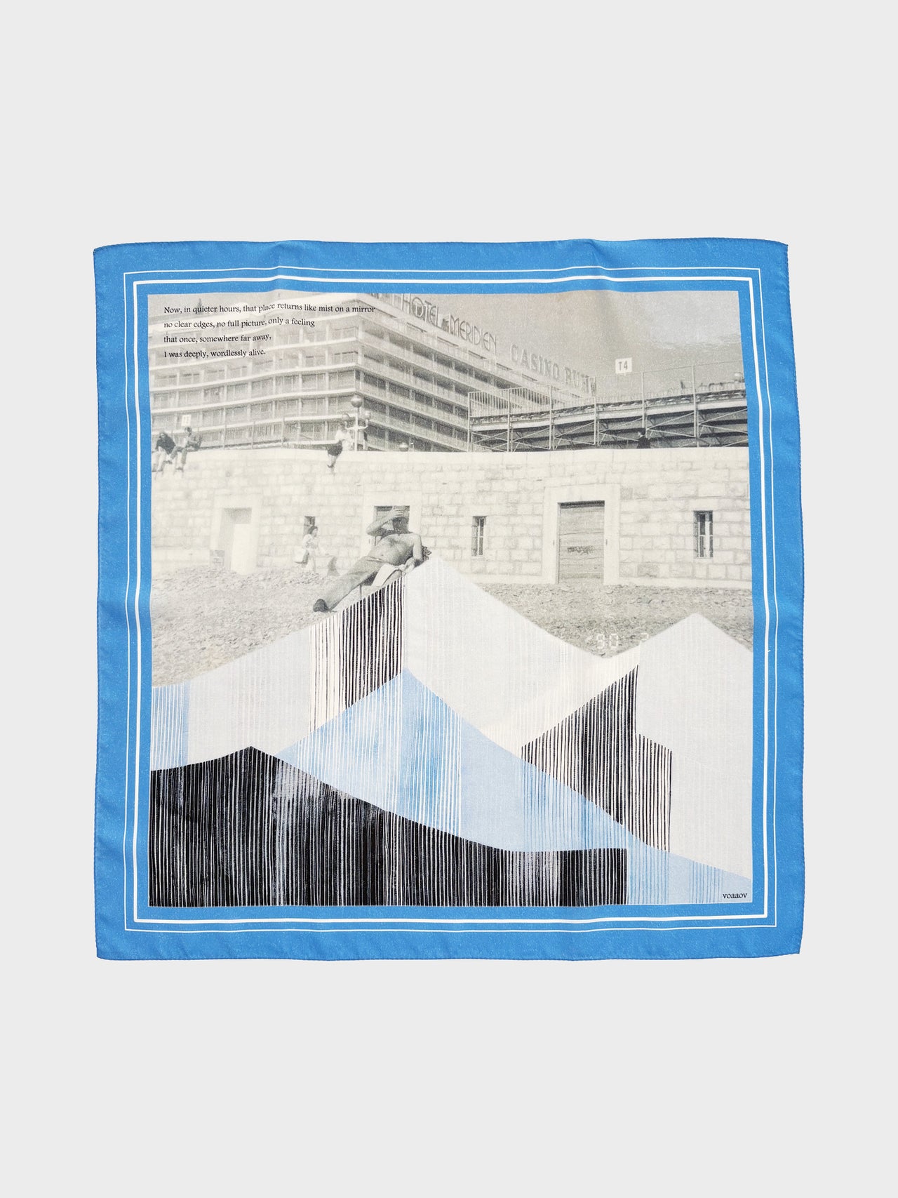 VOAAOV / PHOTO SCARF (SAX)