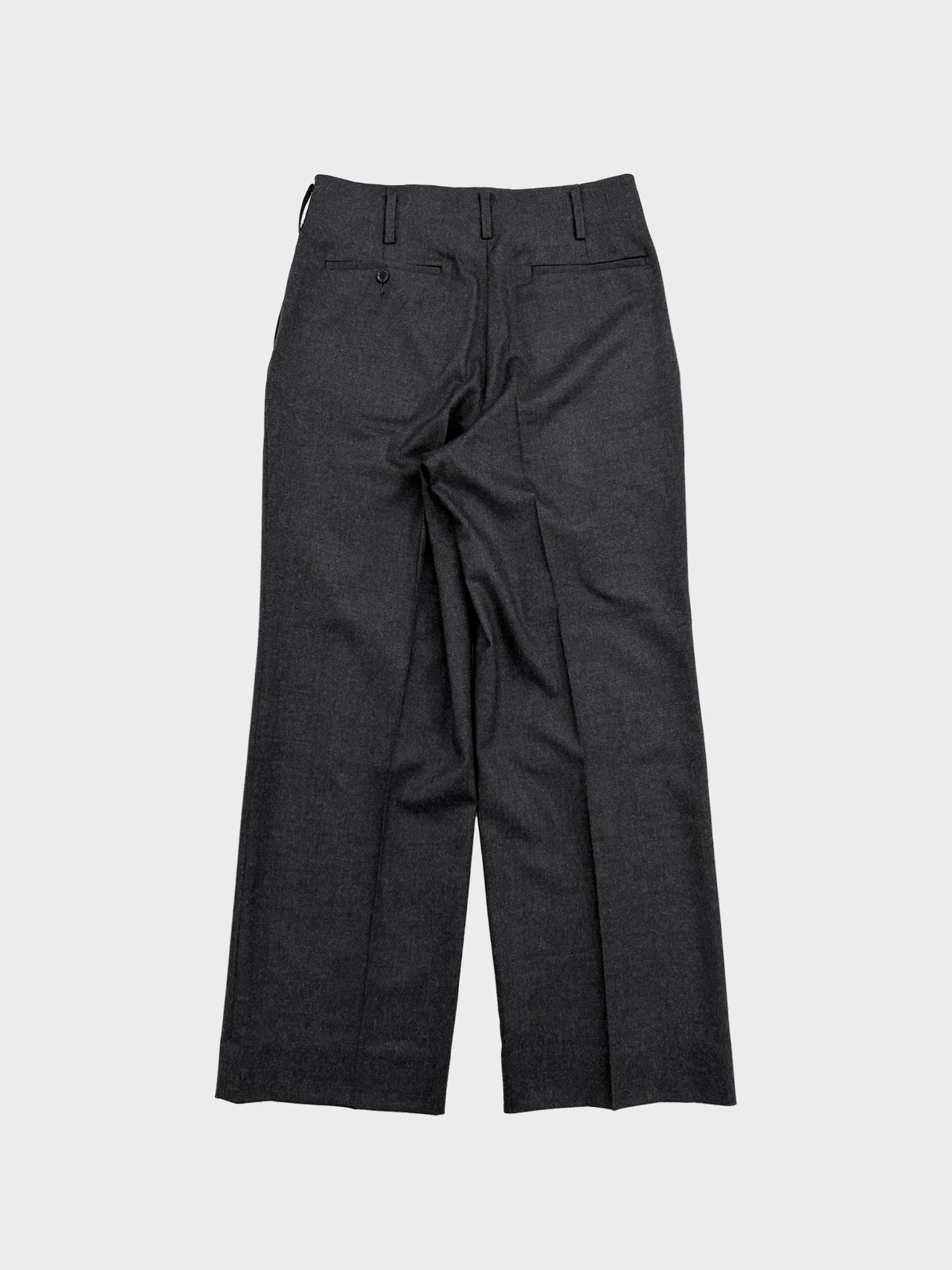 WEWILL / PLEATED PIPE TROUSERS (C.GRAY)