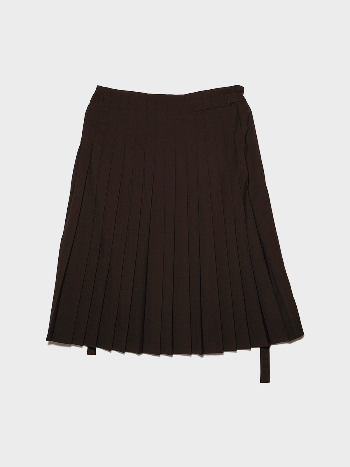 【9月12日(土)12:00発売】COGNOMEN / PLEATED SKIRT (BROWN)