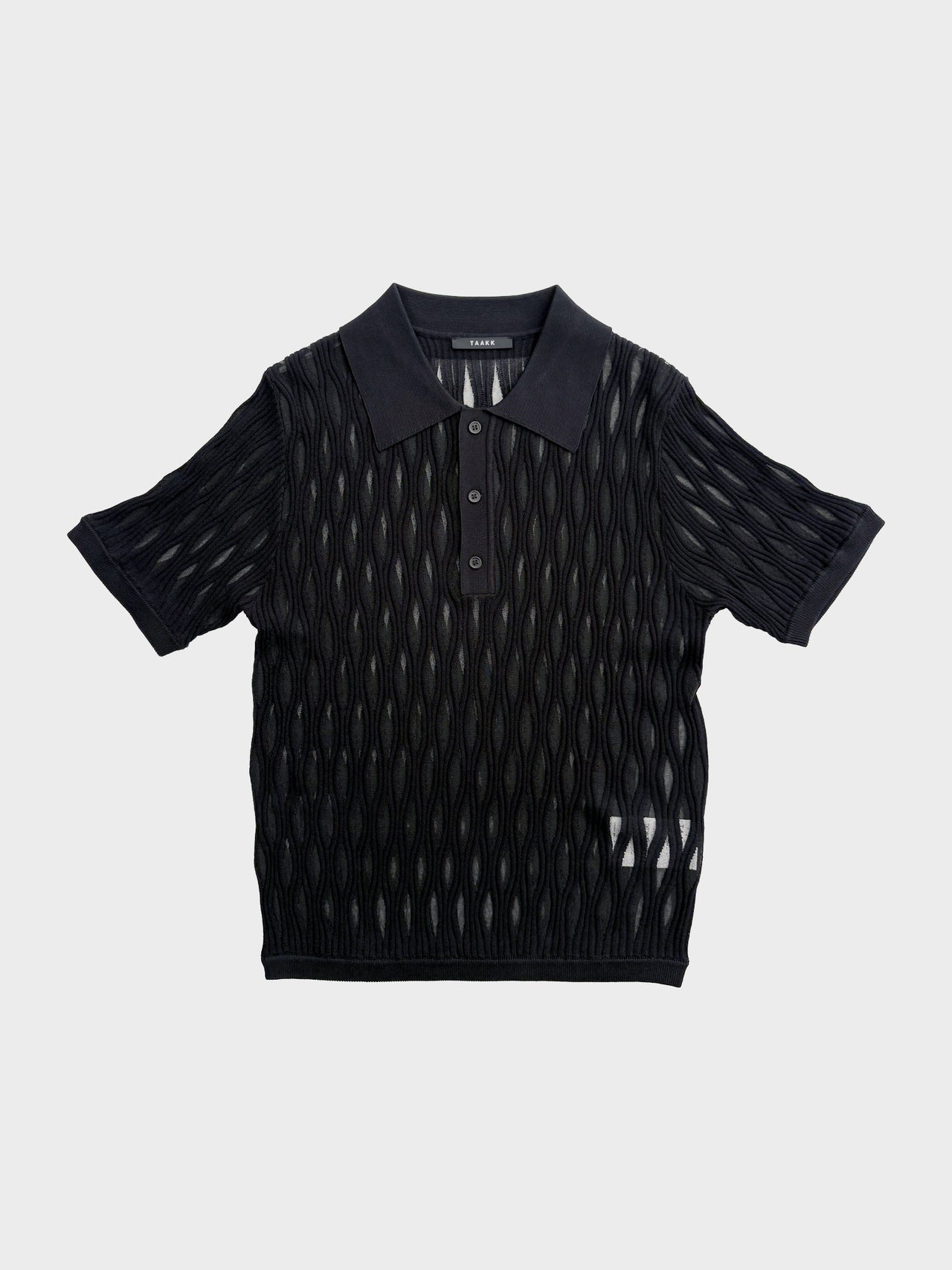 TAAKK / POLO KNIT (BLACK)