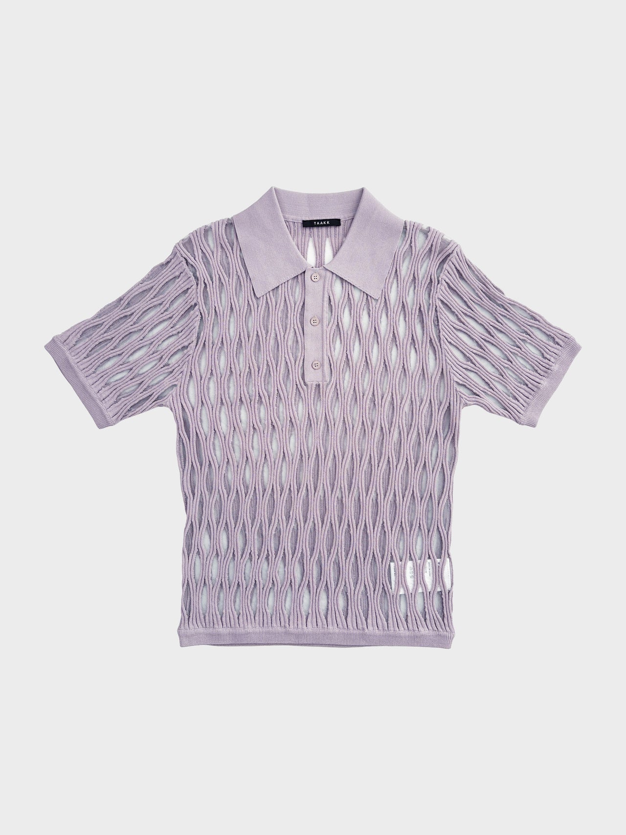 TAAKK / POLO KNIT (LAVENDER)
