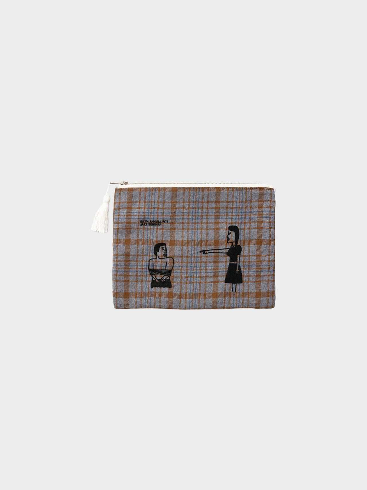 【2月14日(土)12:00販売開始】DIGAWEL / POUCH① (GRAY CHECK)