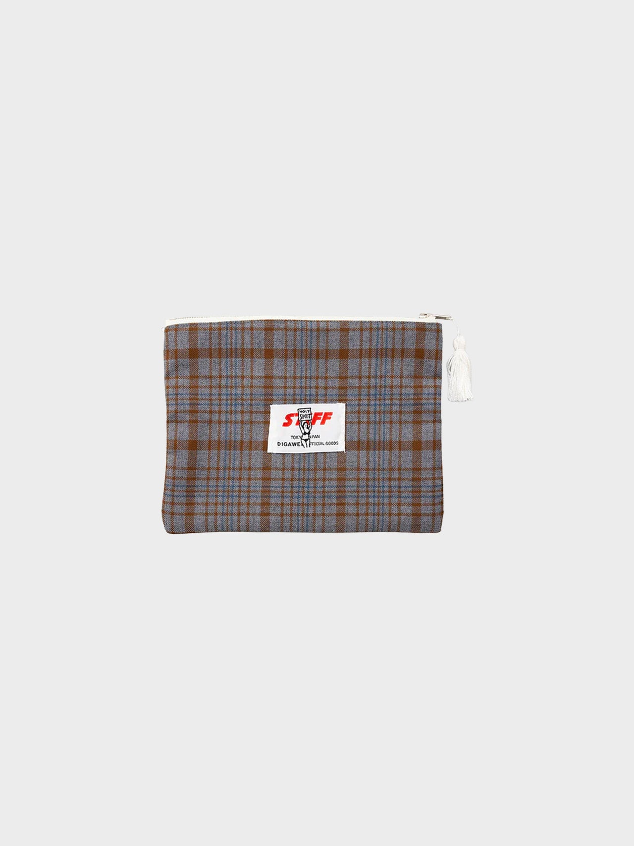 【2月14日(土)12:00販売開始】DIGAWEL / POUCH① (GRAY CHECK)