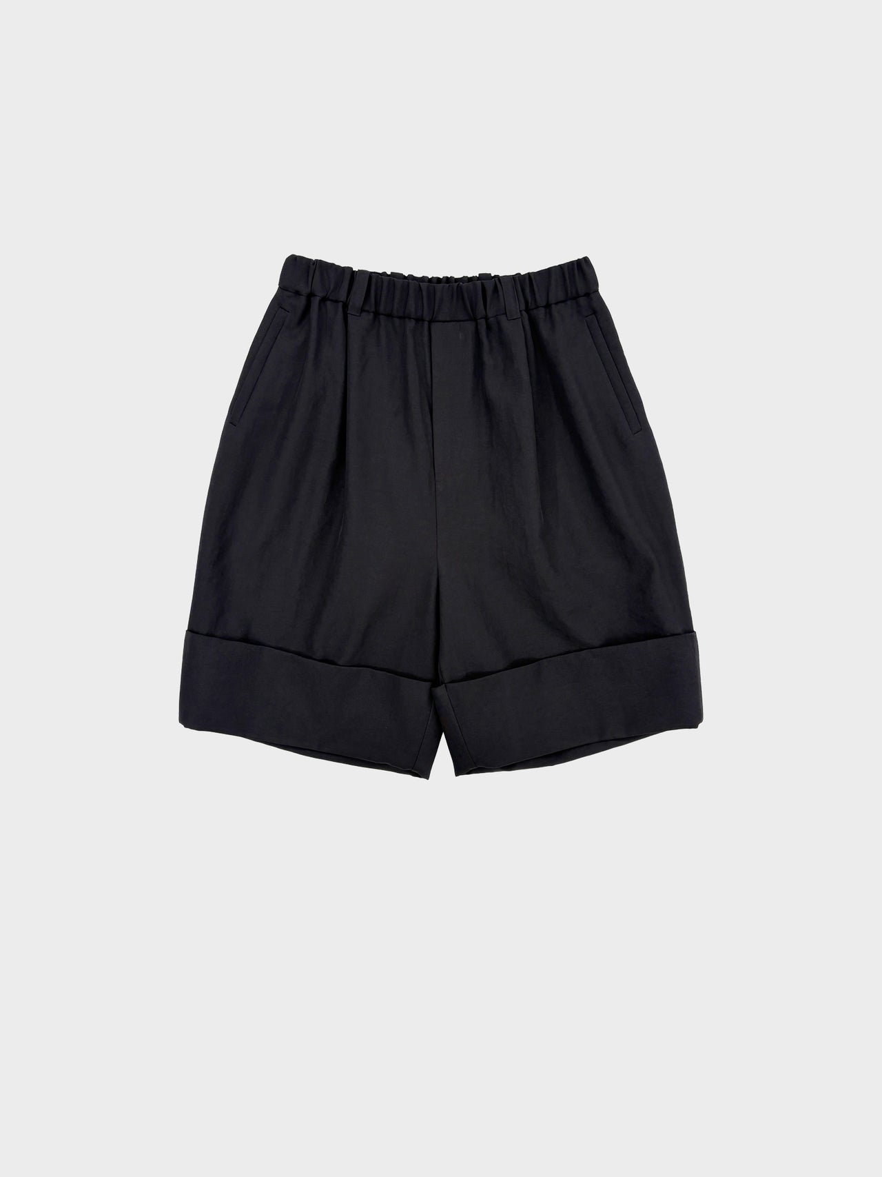 Dulcamara / ドライポリダブルヘムショートPT (BLACK)