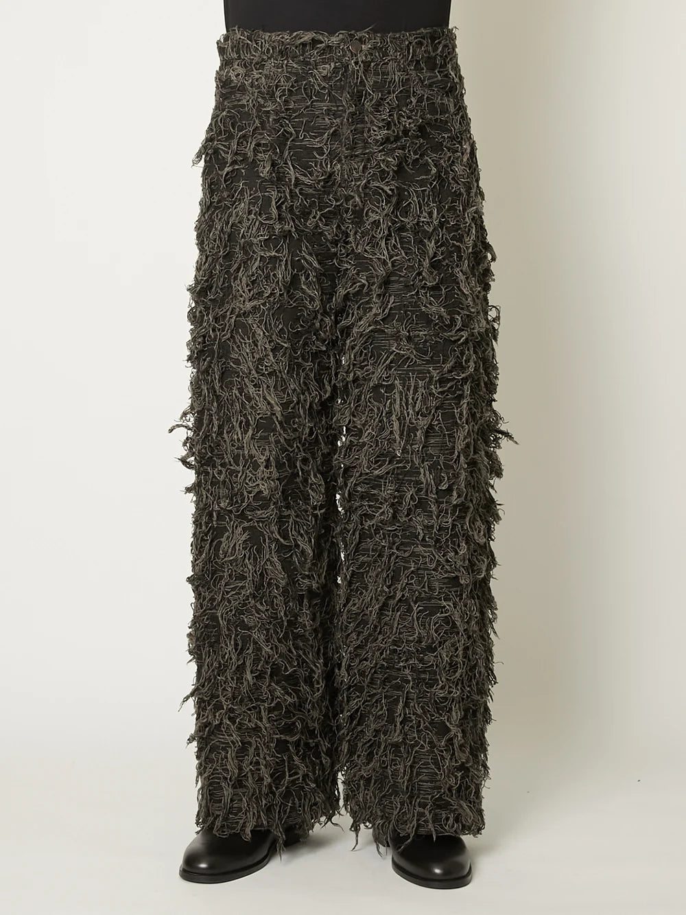 【8月22日(土)12:00発売】TAAKK / SHAGGY DENIM PANTS (D.GRAY)