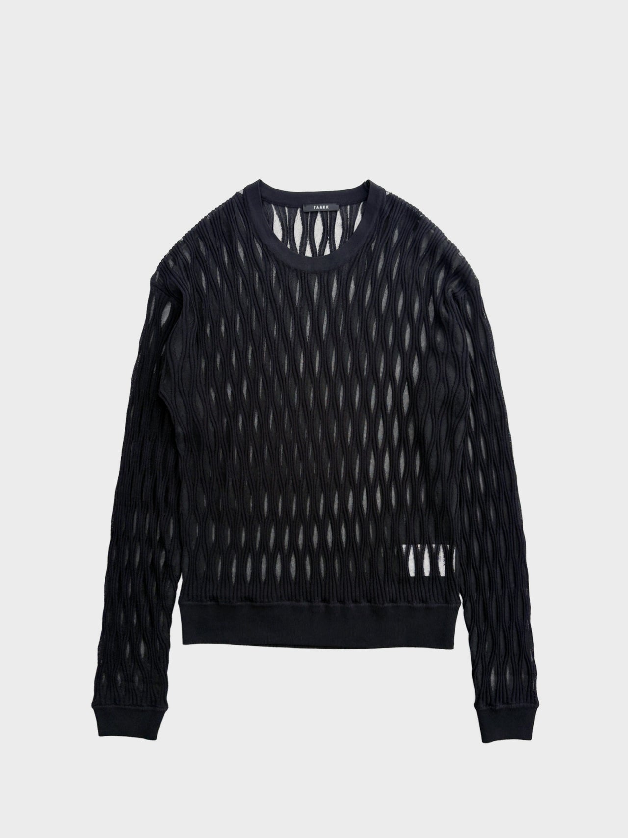 TAAKK / PULLOVER KNIT (BLACK)