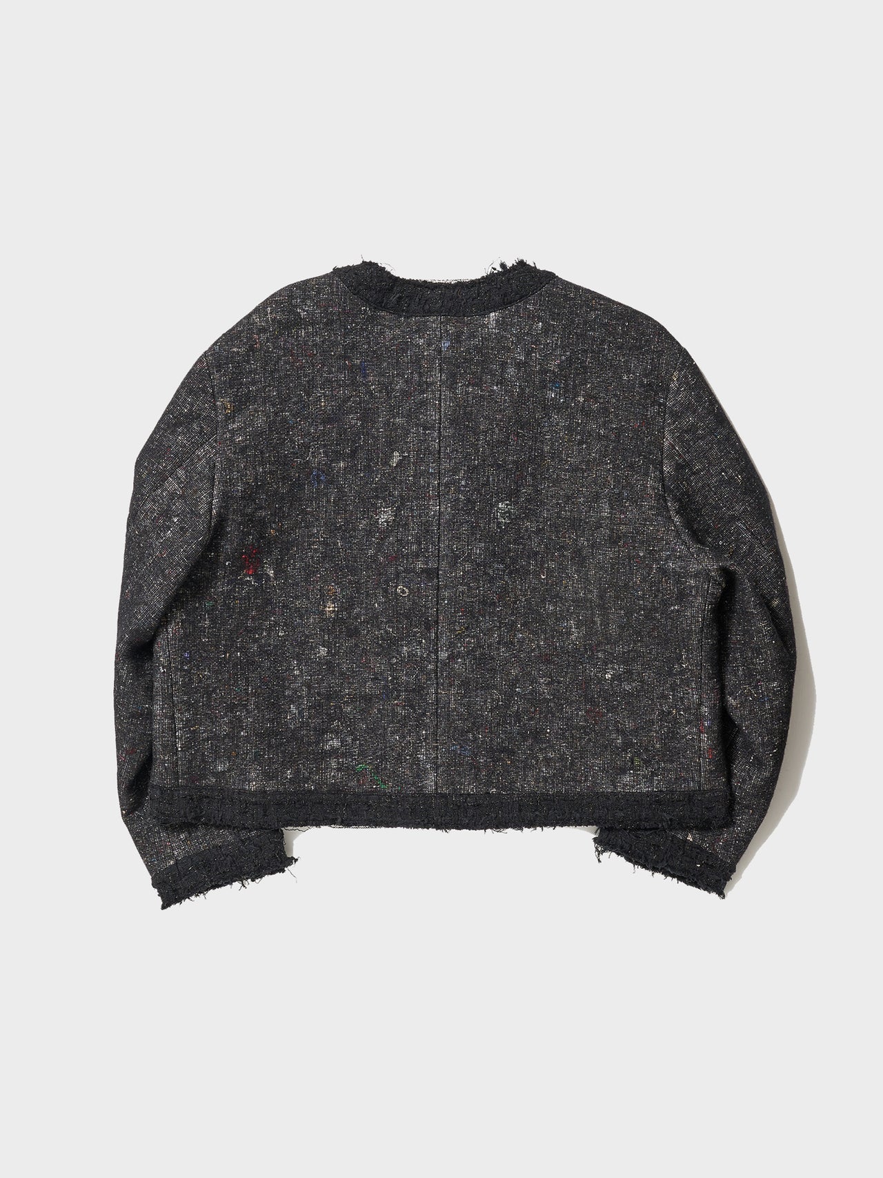 doublet / RECYCLED FELT TWEED-STYLE JACKET (BLACK)
