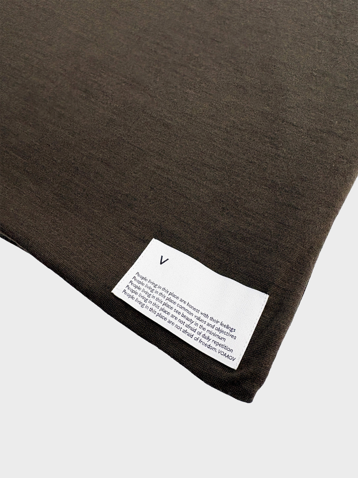 VOAAOV / RELUX WOOL STOLE (BLACK)