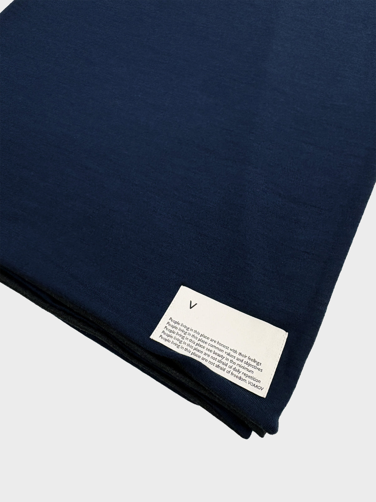 VOAAOV / RELUX WOOL STOLE (CHARCOAL)