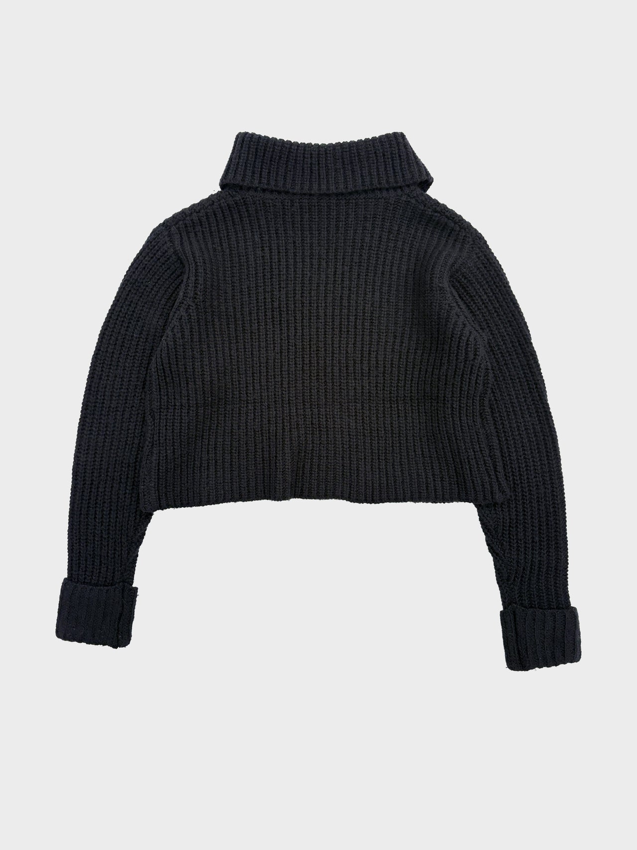 TAAKK / RIB KNIT PULLOVER (BLACK)