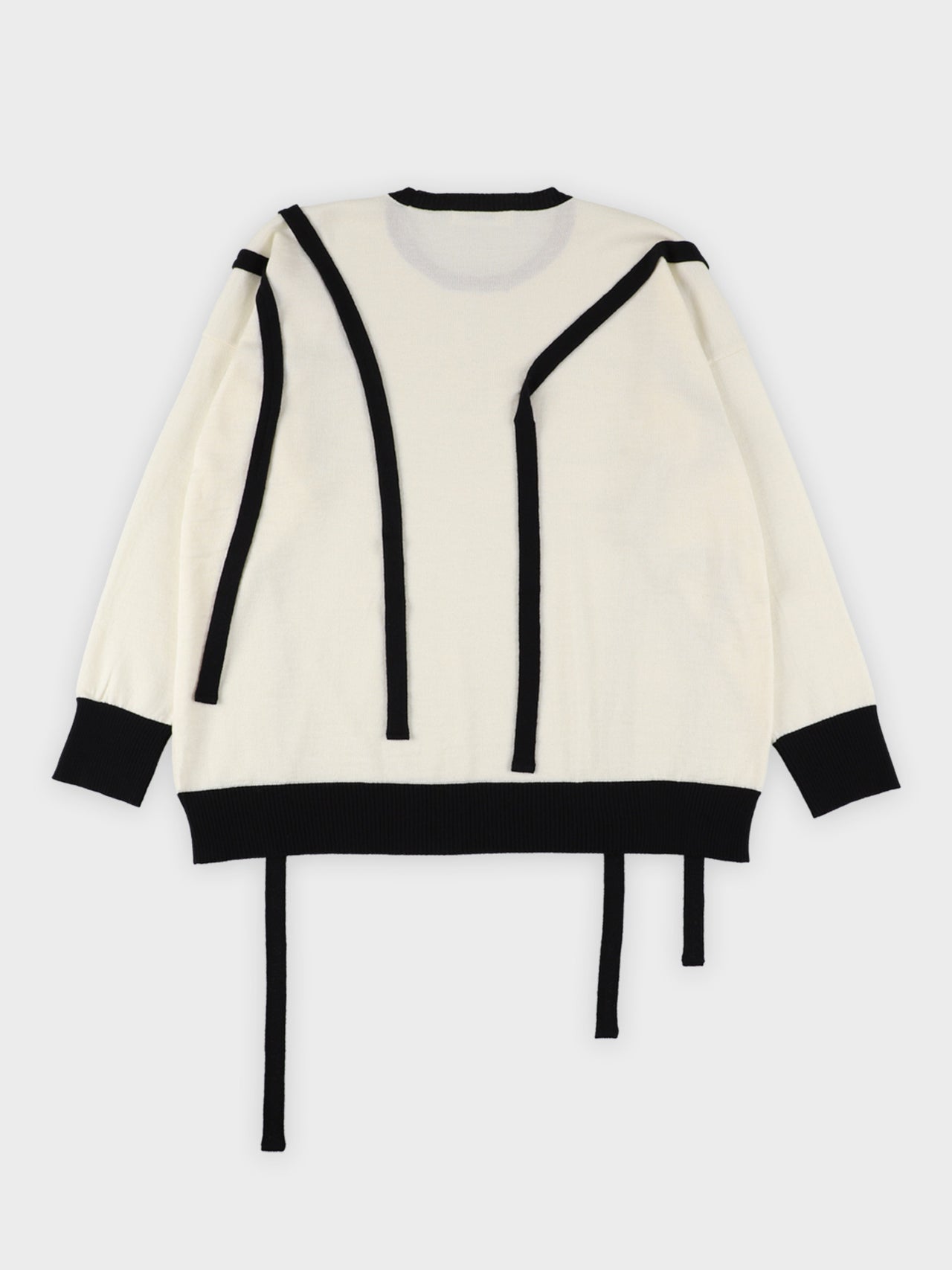 【7月18日(土)12:00販売開始】Sulvam / RIBBON KNIT (WHITE)