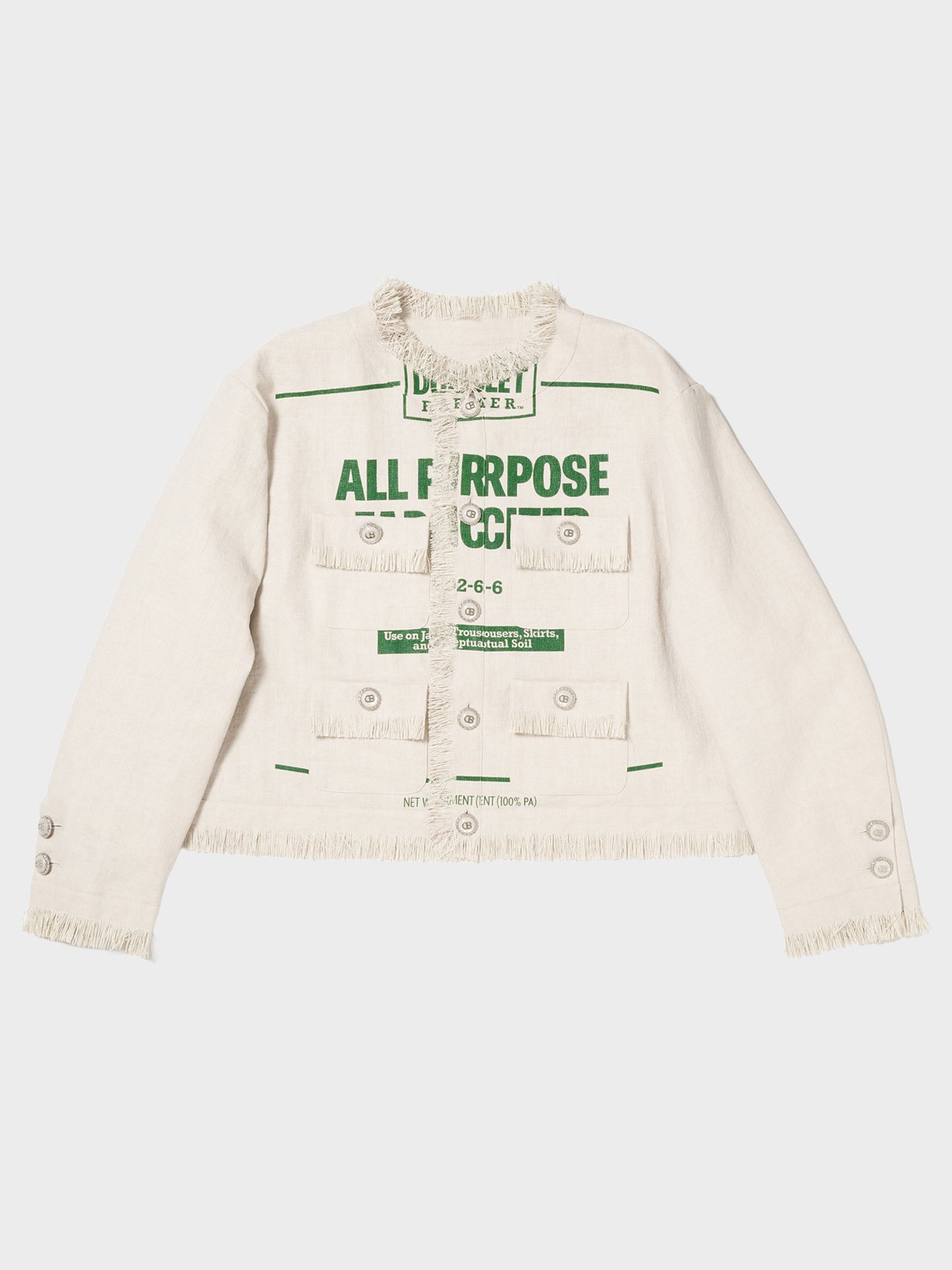 【1月17日(土)12:00販売開始】doublet / SANDBAG TWEED JACKET (L.GRAY)