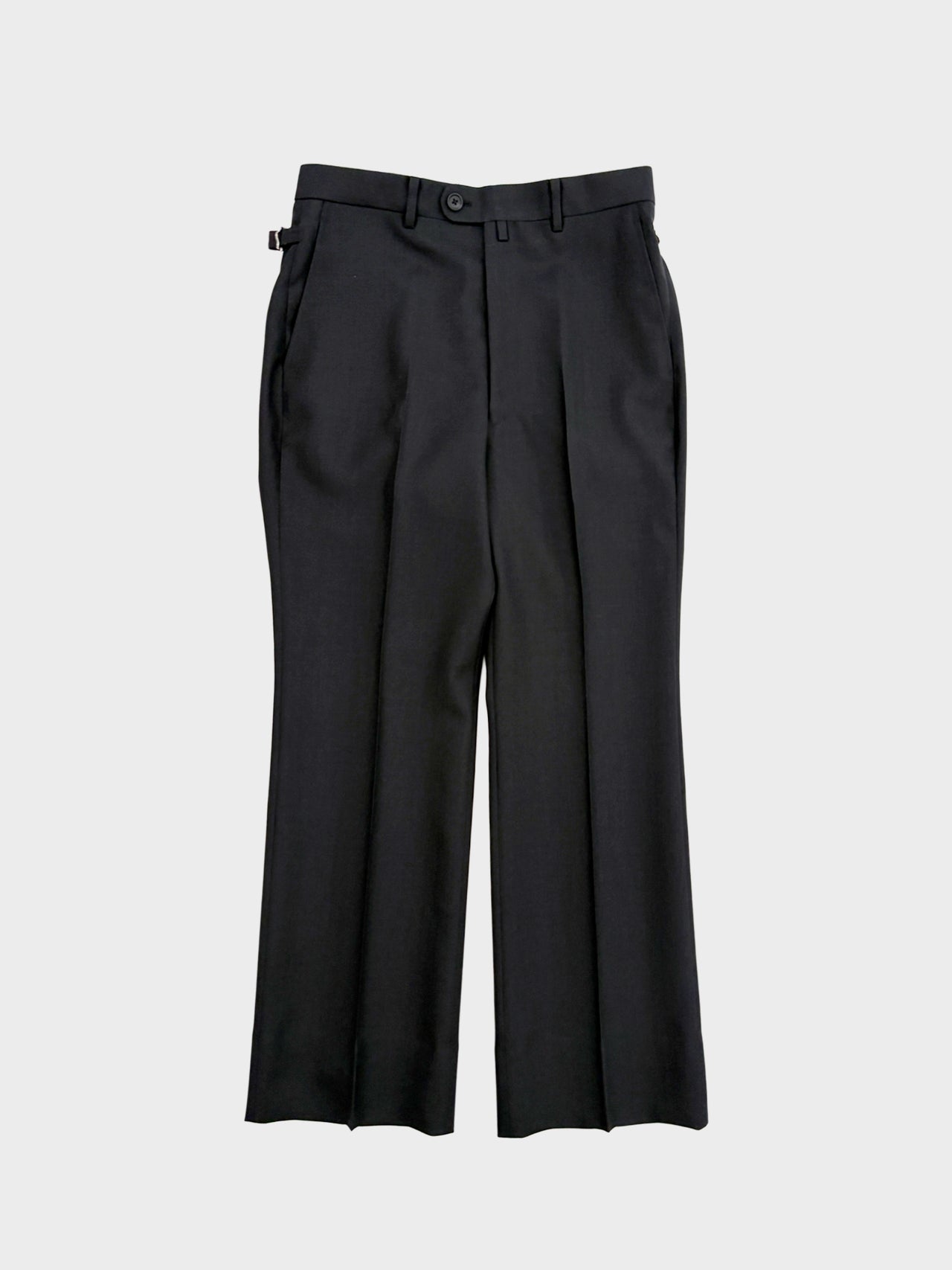 【2月7日(土)12:00販売開始】RAINMAKER / SEMI FLARED TROUSERS (BLACK)