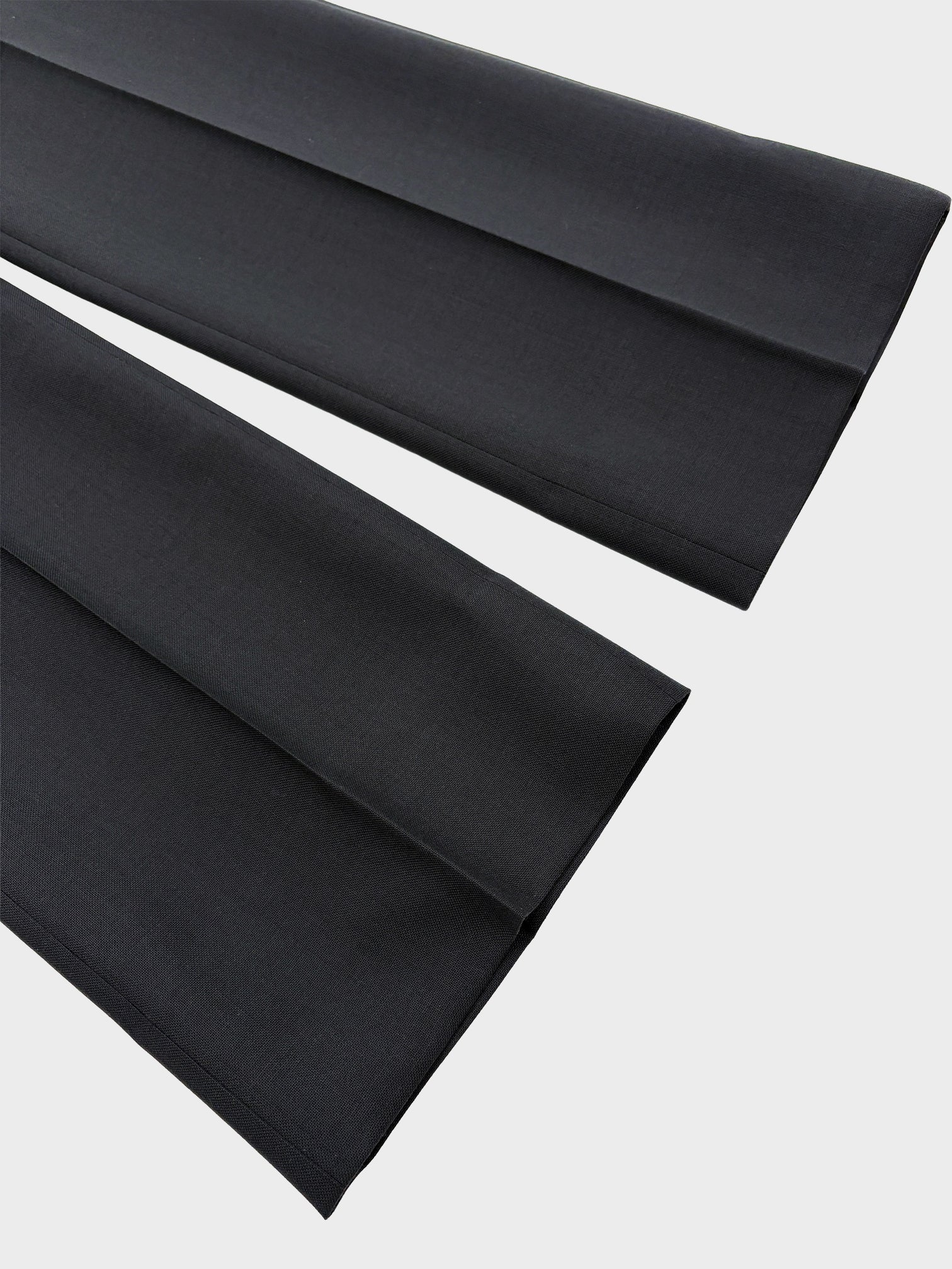 RAINMAKER / SEMI FLARED TROUSERS (BLACK)