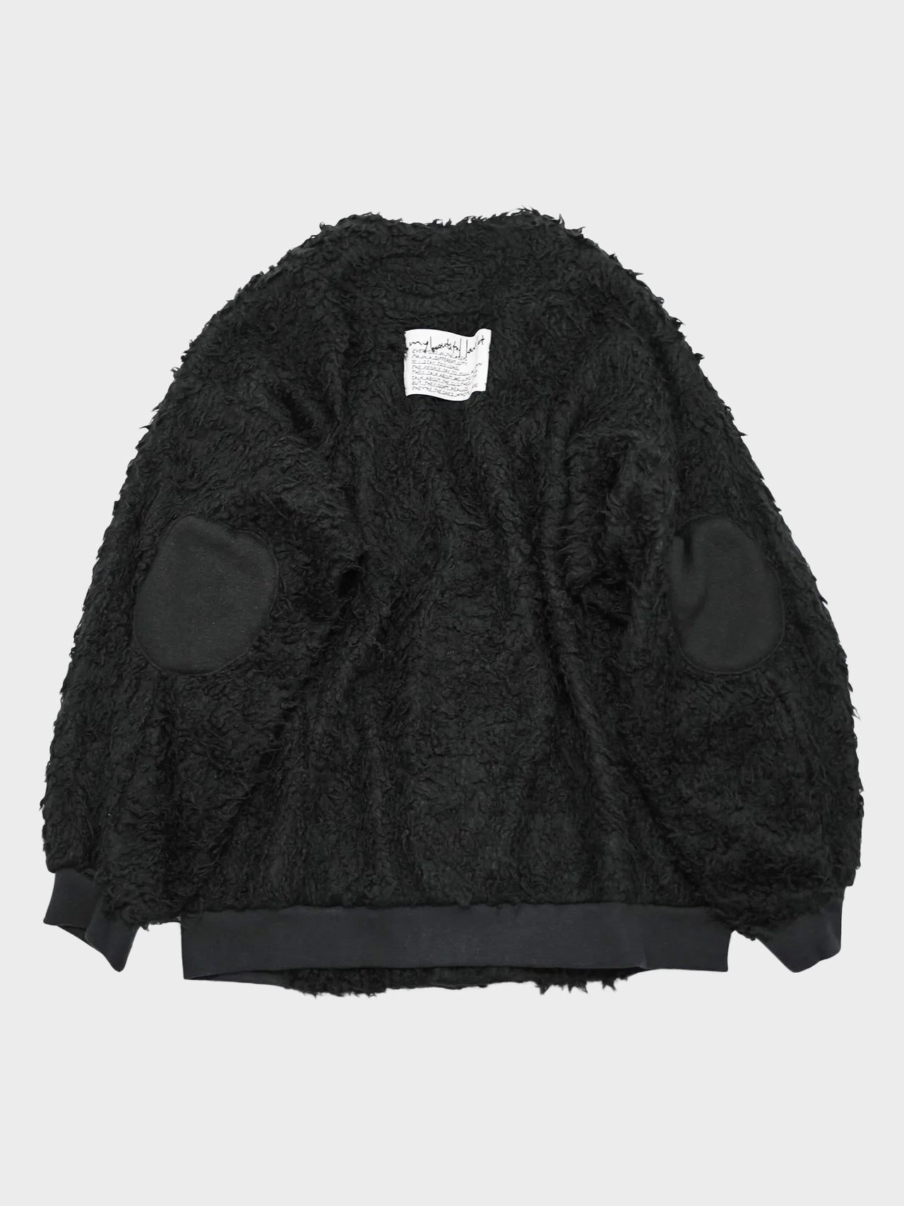 my beautiful landlet / SHAGGY OVER CARDIGAN (BLACK)