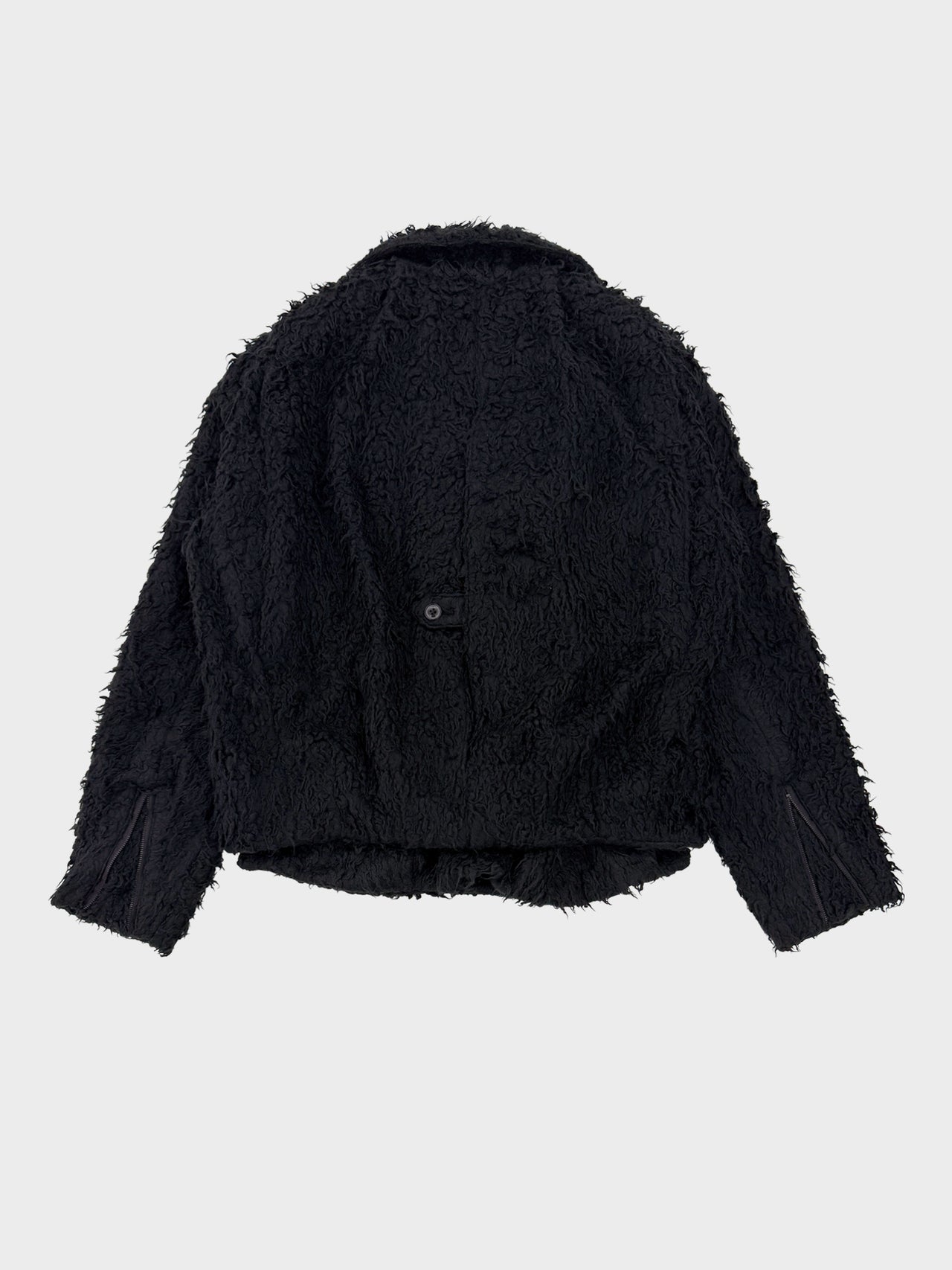 my beautiful landlet / SHAGGY RIDERS JACKET (BLACK)