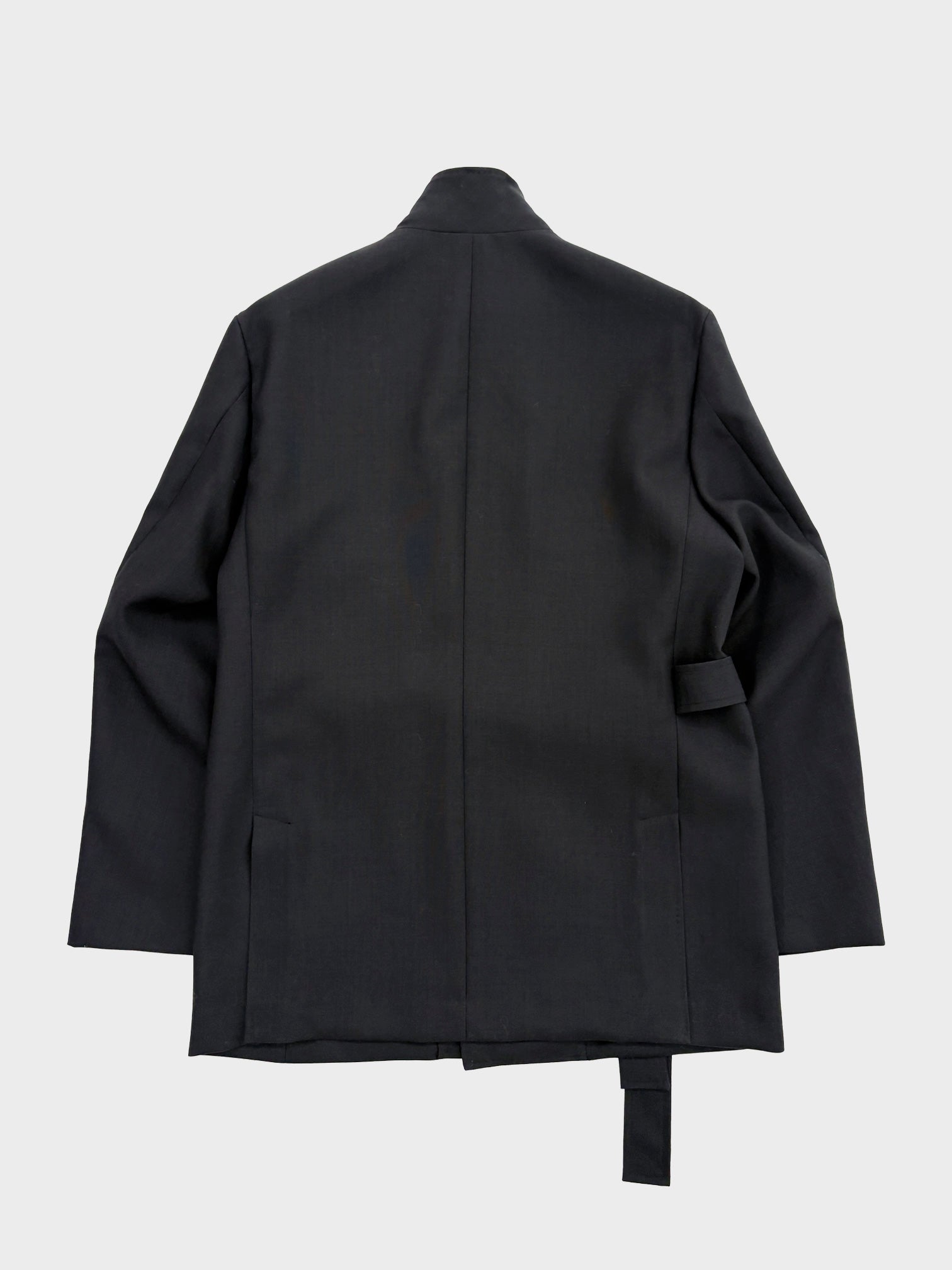 RAINMAKER / SHAWL COLLAR BELTED JACKET (BLACK) RAINMAKER / SHAWL COLLAR BELTED JACKET (BLACK)