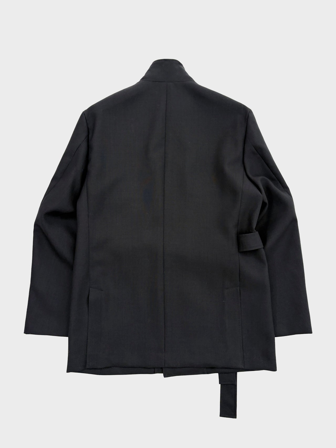 【2月7日(土)12:00販売開始】RAINMAKER / SHAWL COLLAR BELTED JACKET (BLACK)