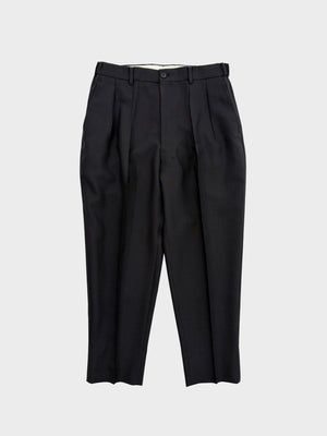 RAINMAKER / SHIRRING TROUSERS (BLACK)