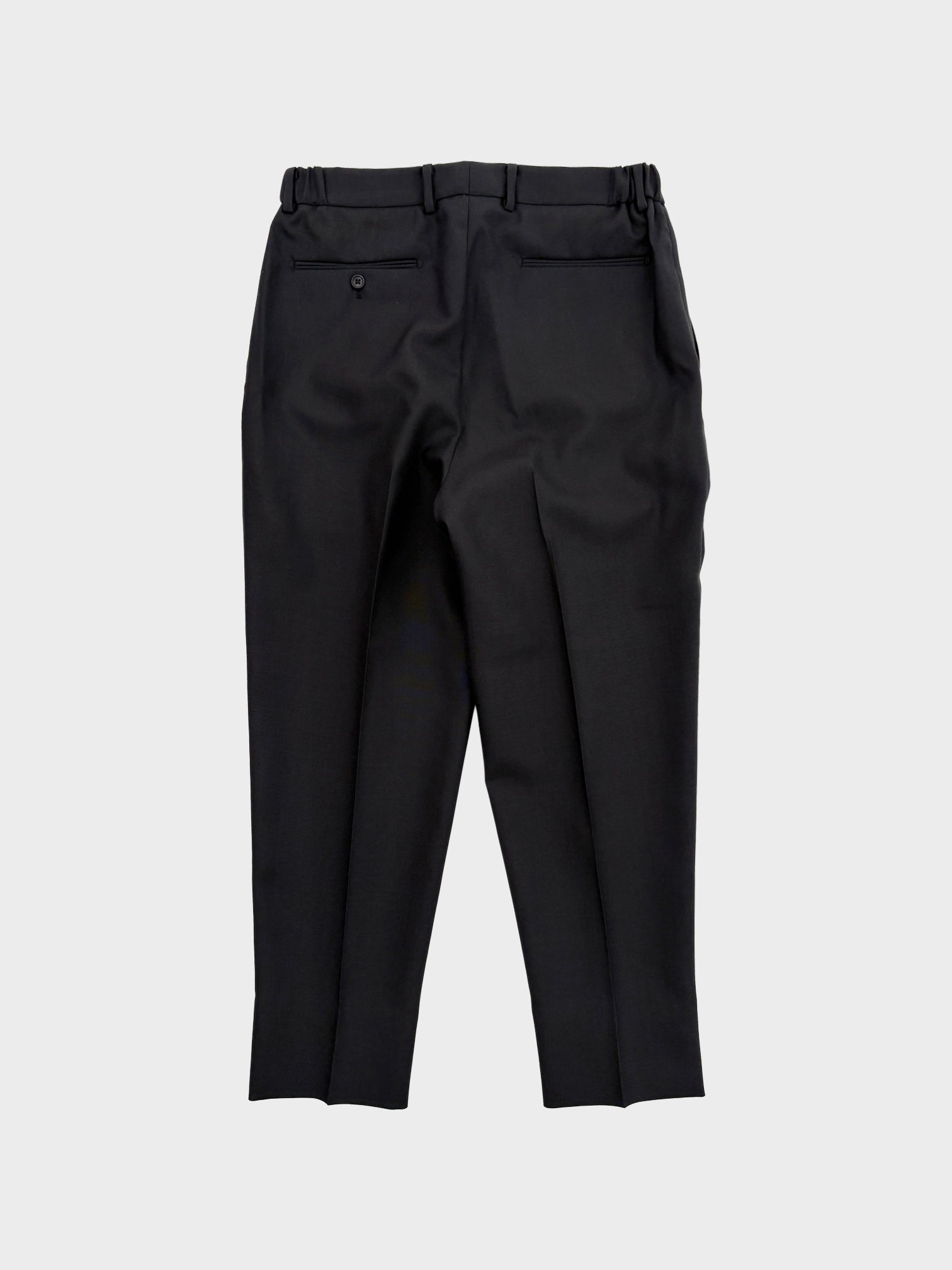 RAINMAKER / SHIRRING TROUSERS (BLACK)