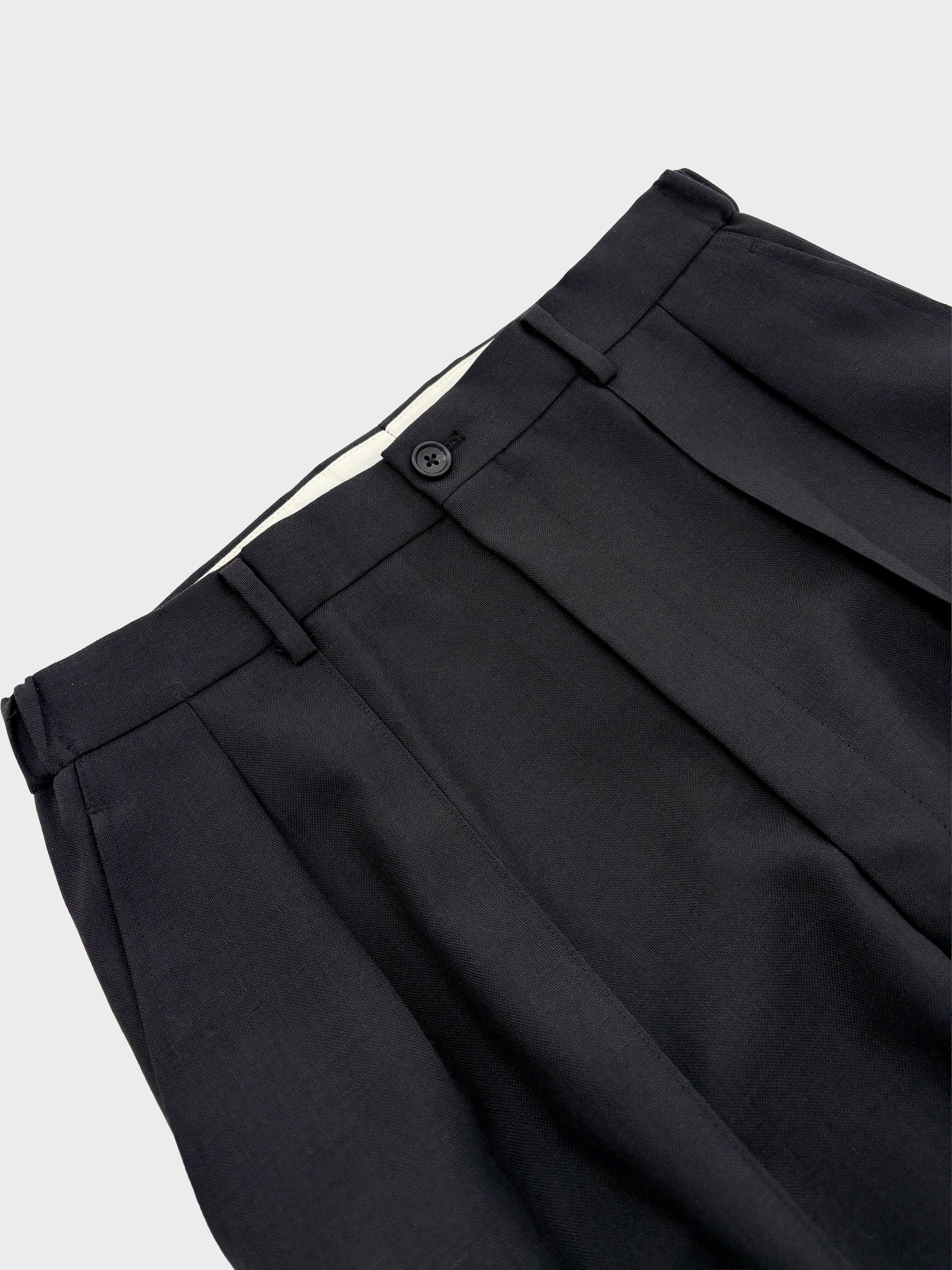 8月22日(土)12:00発売】RAINMAKER / SHIRRING TROUSERS (BLACK)