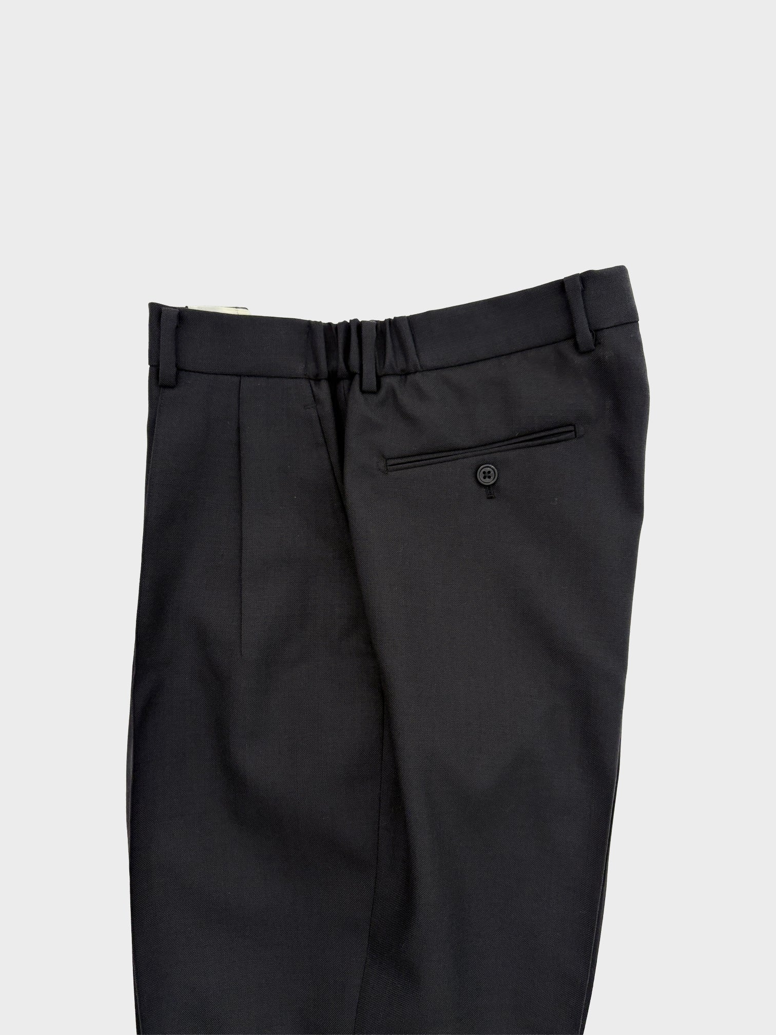 RAINMAKER / SHIRRING TROUSERS (BLACK)