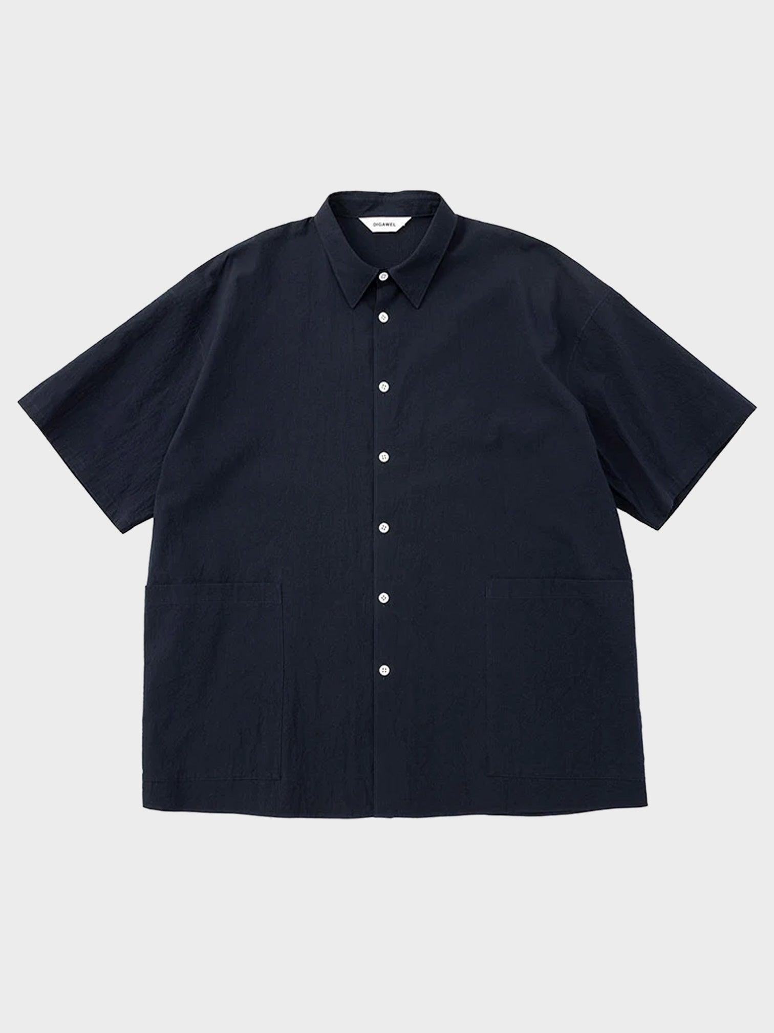 DIGAWEL / SIDE POCKET S/S SHIRT (NAVY)