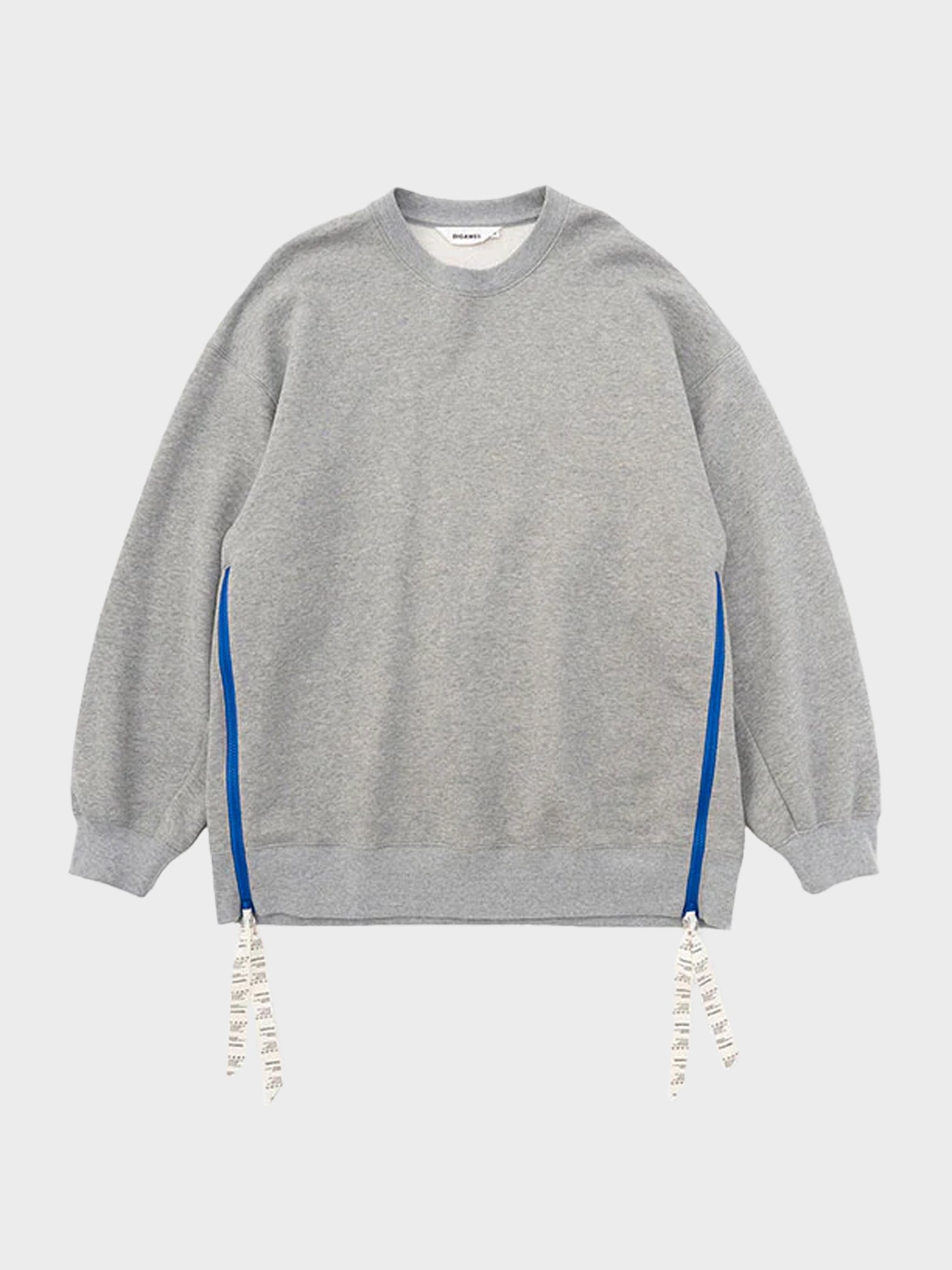 digawel スウェット　side zip DIGAWEL / SIDE ZIP SWEAT SHIRT (BLUE)