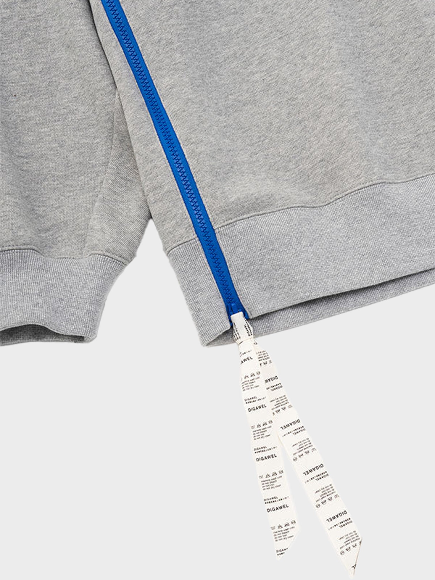 DIGAWEL / SIDE ZIP SWEAT SHIRT (BLUE)
