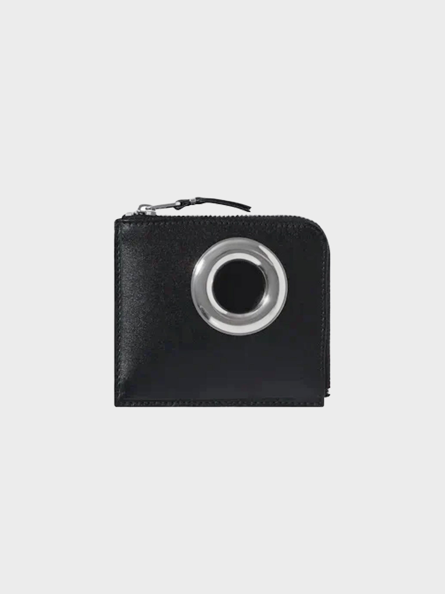 Wallet COMME des GARCONS / SILVER EYELET COIN CASE (BLACK)