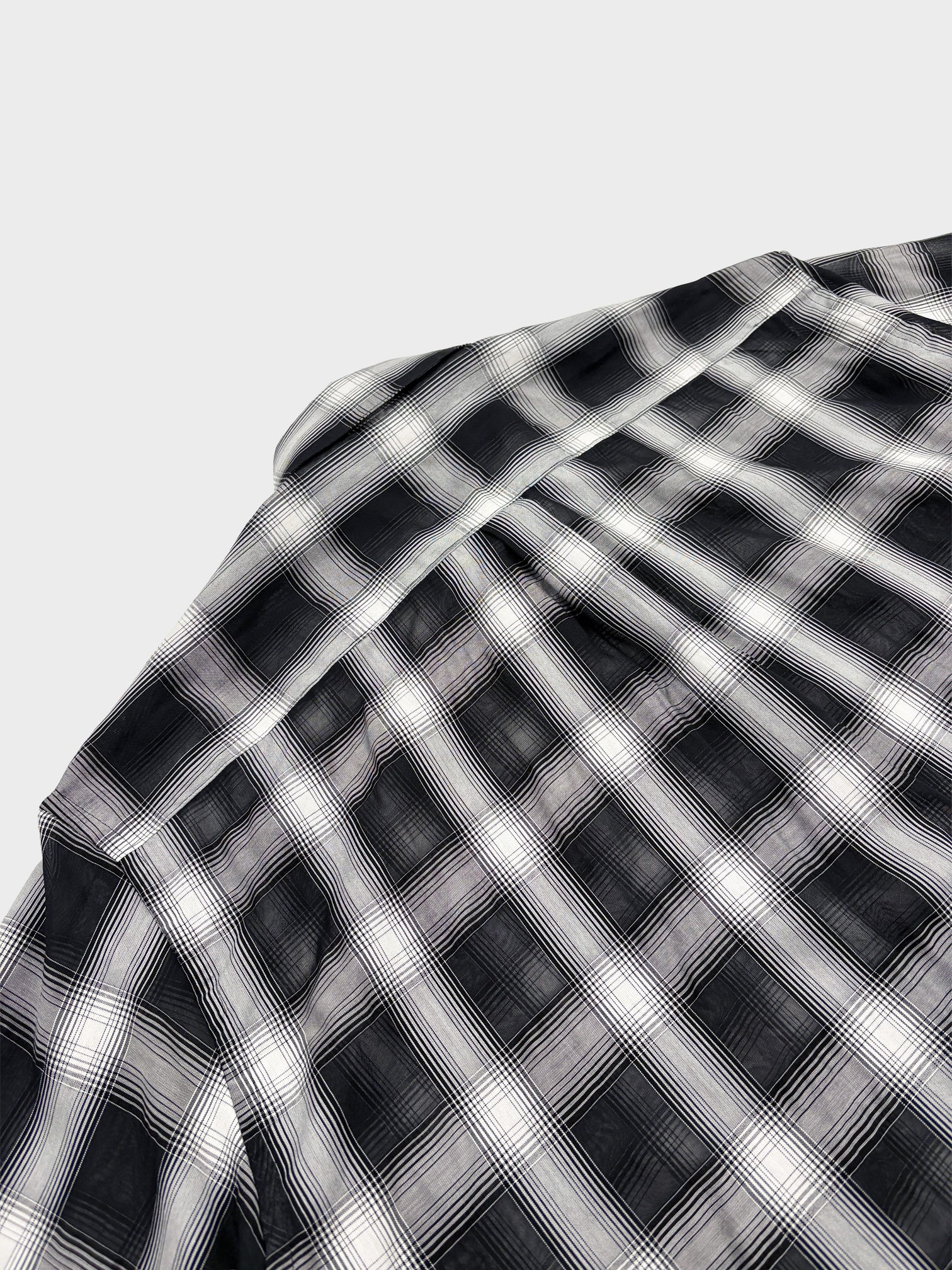 my beautiful landlet / SIZZLE CHECK SHIRT (BLACK CHECK)