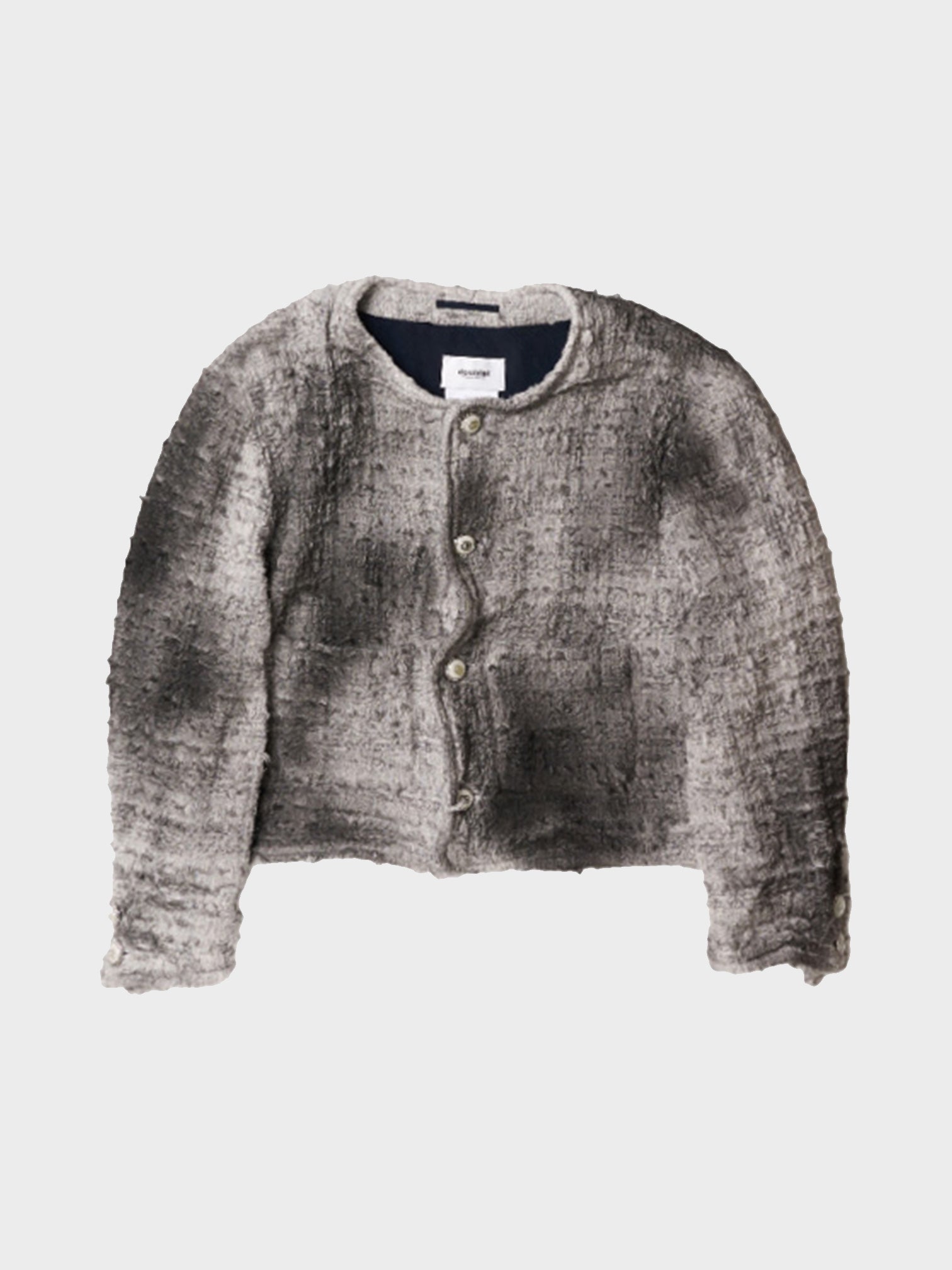 doublet / SMOG AIR STAINED TWEED JACKET (GRAY)