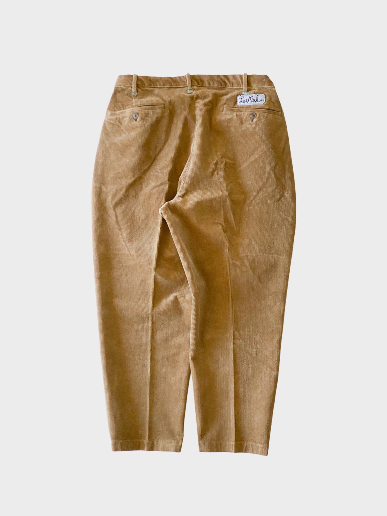 【12月中旬販売開始】AlexanderLeeChang / SMPL CORDY ANCLE PANTS 25 (BROWN)