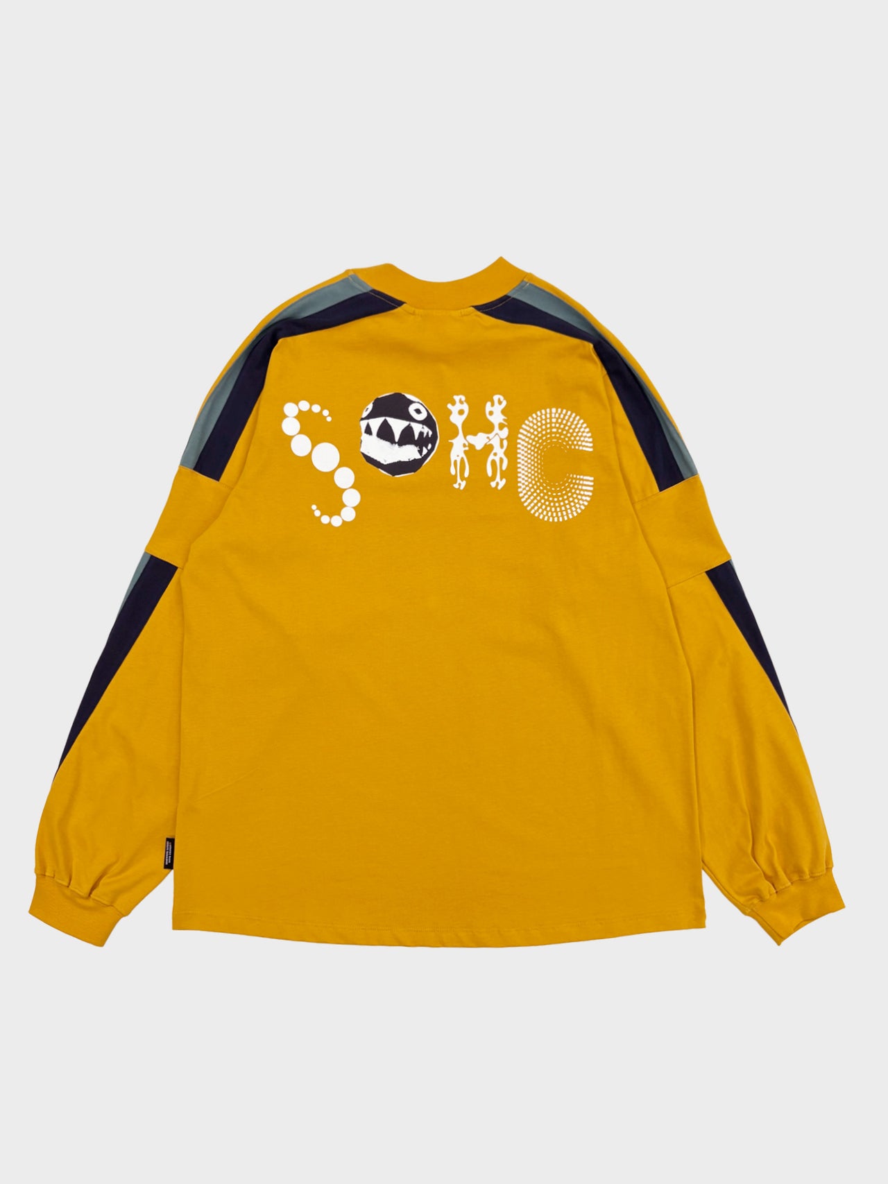 【3月14日(土)12:00販売開始】SOMEWHERE OUTSIDE HIKING COMPANY / SOHC Striped Sleeve Graphic L/SL (YELLOW)