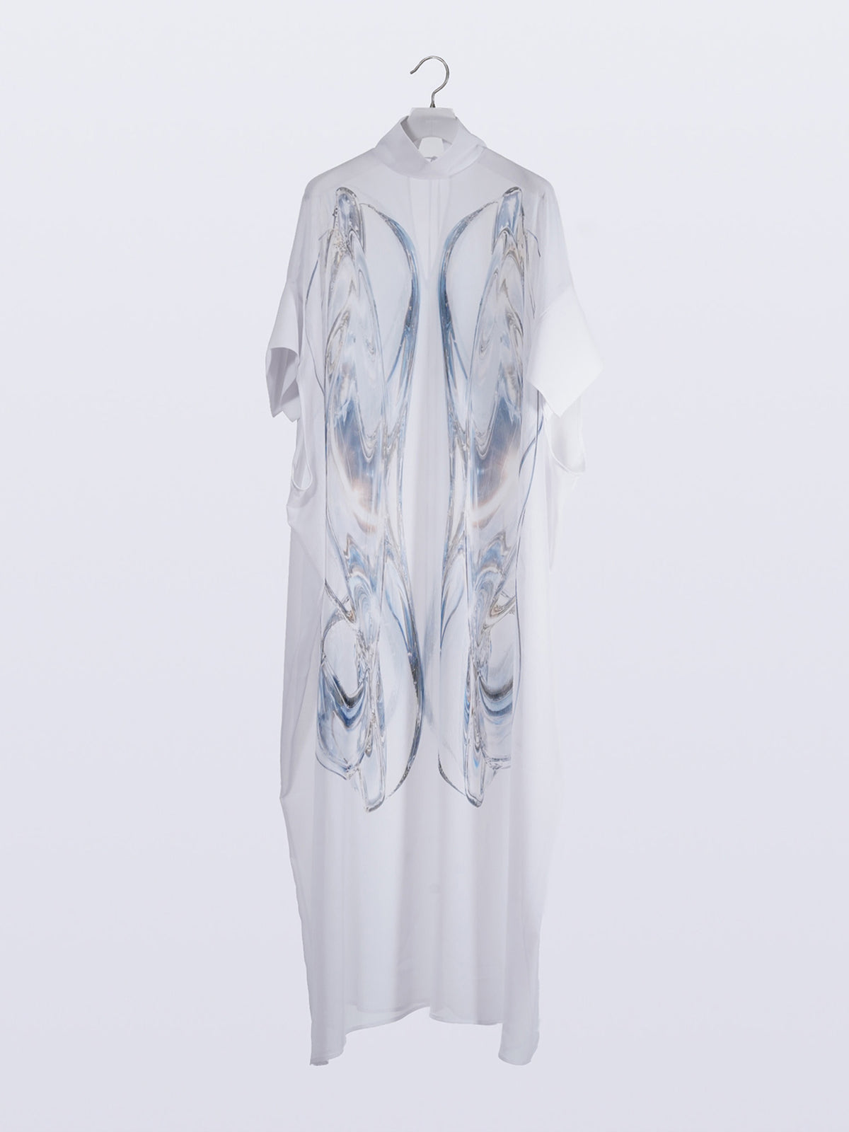 HATRA / SPHERE SHEER ROBE (WHITE)