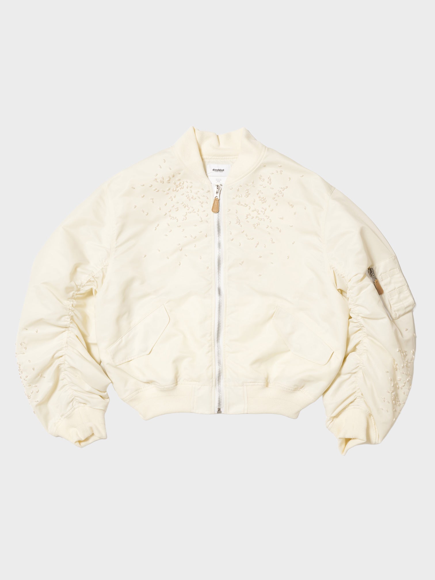 【2月14日(土)12:00販売開始】doublet / SPILLED RICE BOMBER JACKET (RICE)