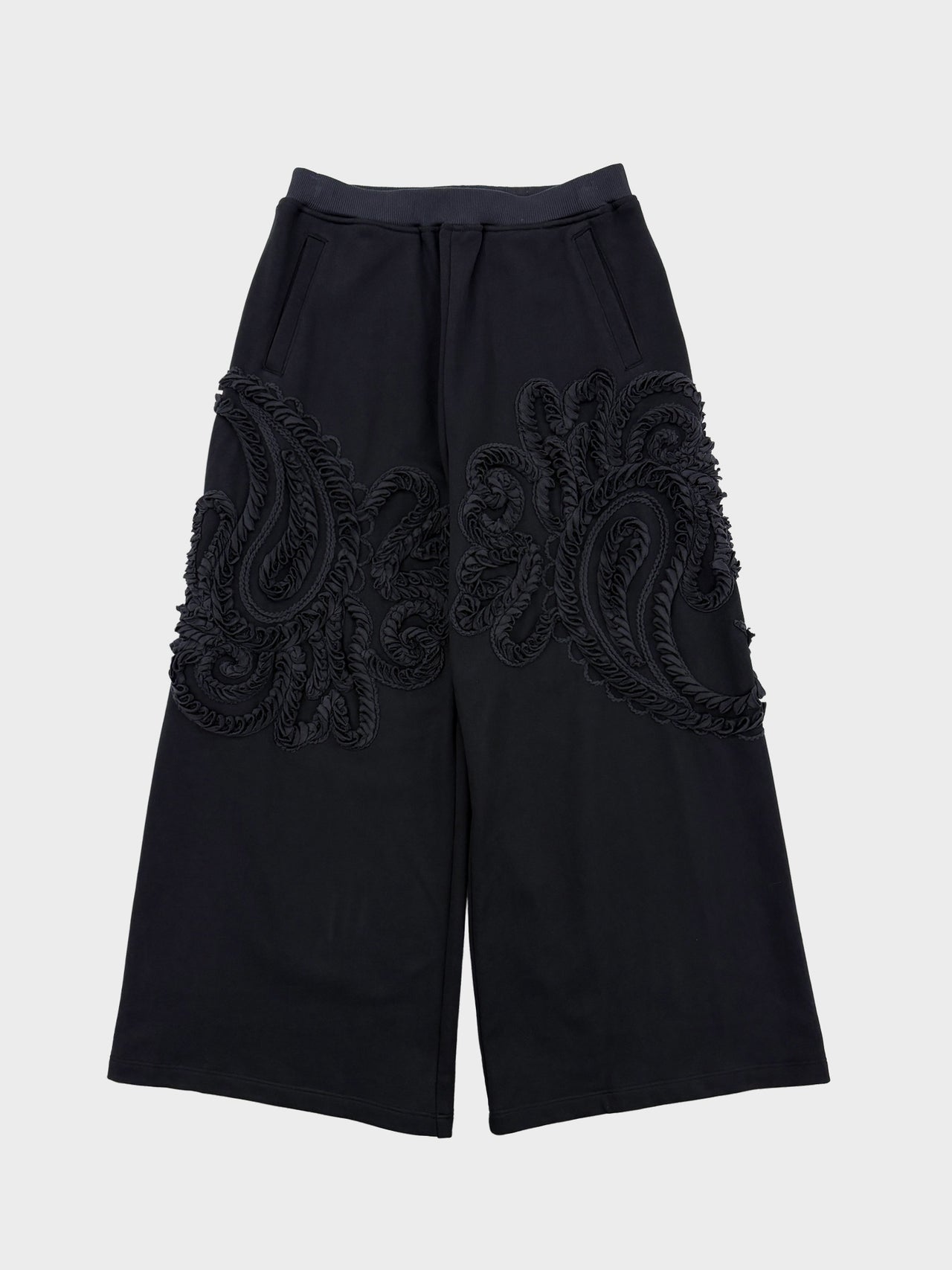 【2月21日(土)12:00販売開始】TAAKK / SWEAT WIDE PANTS (BLACK)