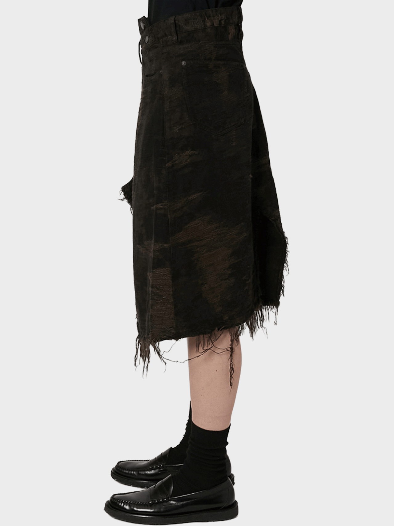 【12月20日(土)販売開始】TAAKK / WRAP SKIRT (BROWN)