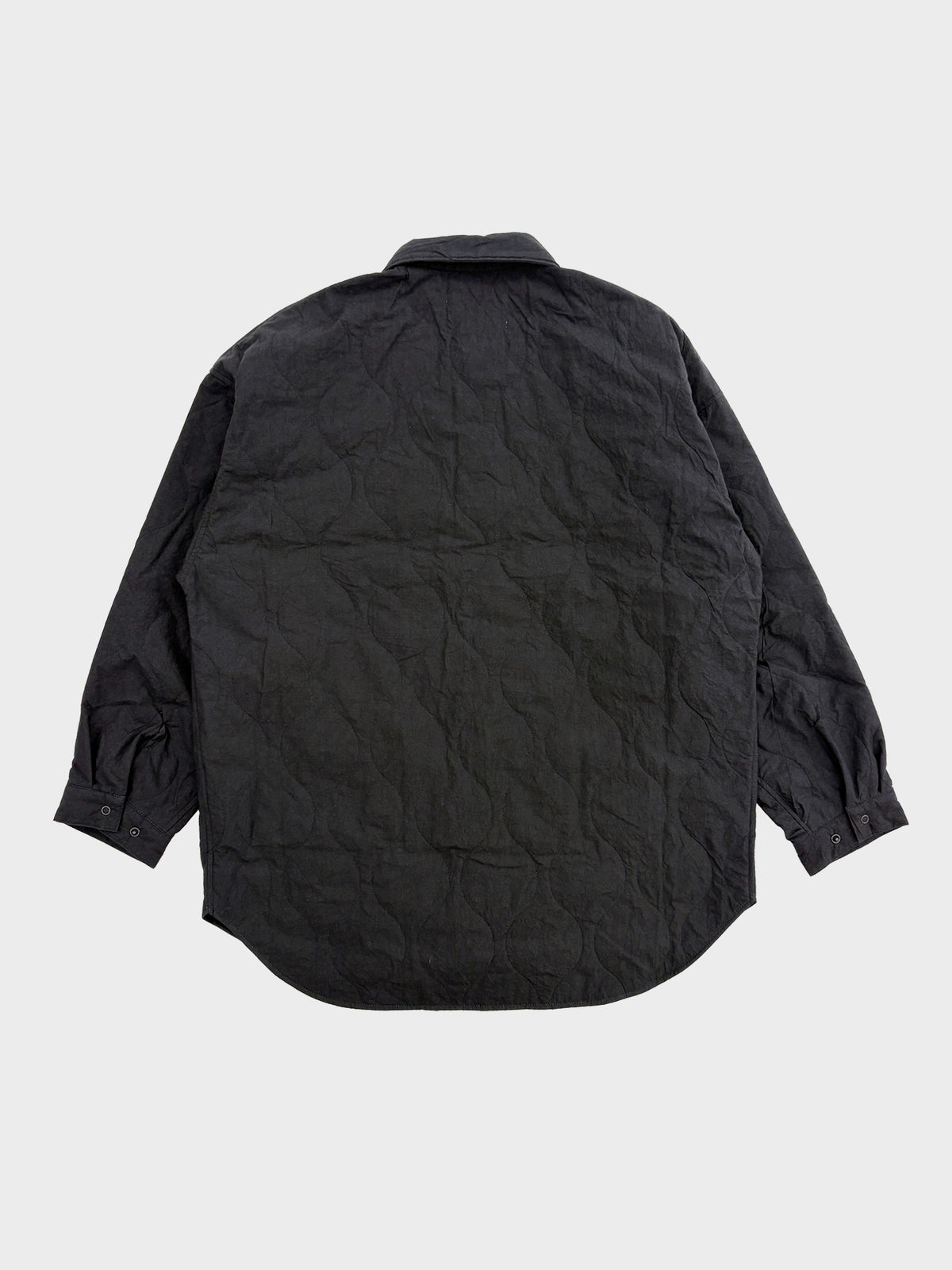 VOAAOV / THIN QUILT SHACKET (BLACK)