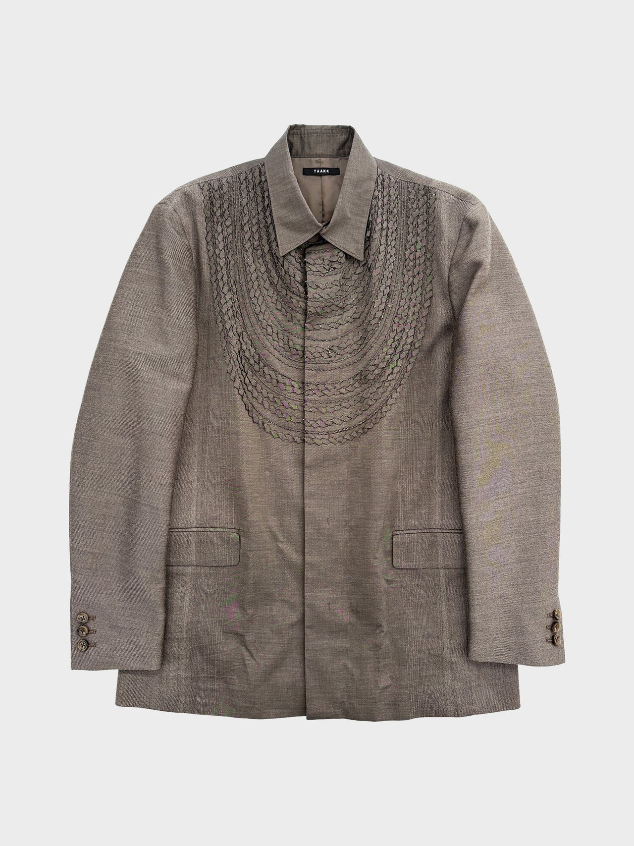 【8月22日(土)12:00発売】TAAKK / TRANSITIONAL SHIRT JACKET (BROWN)