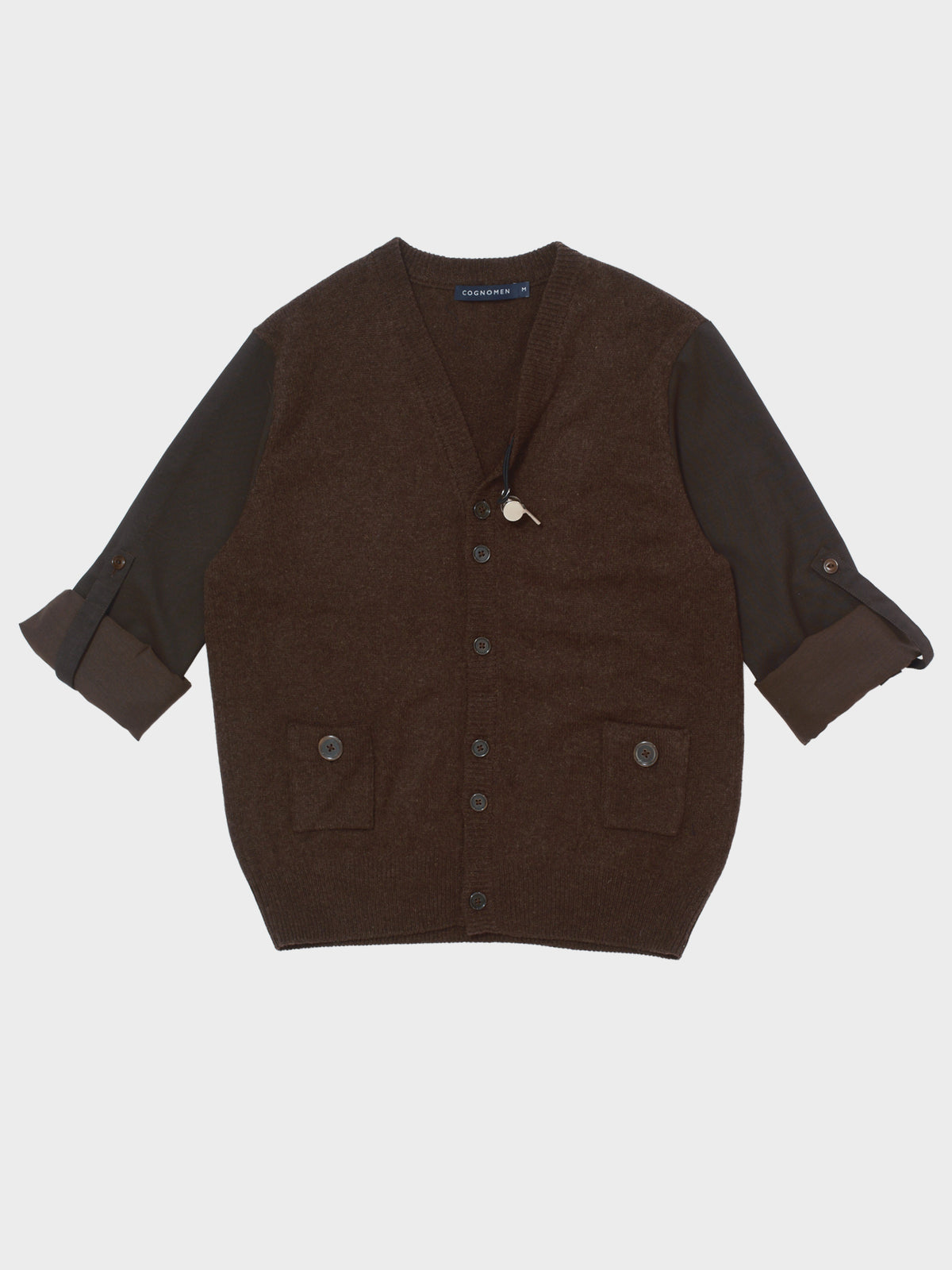【9月12日(土)12:00発売】COGNOMEN / TRAVEL KNIT (BROWN)
