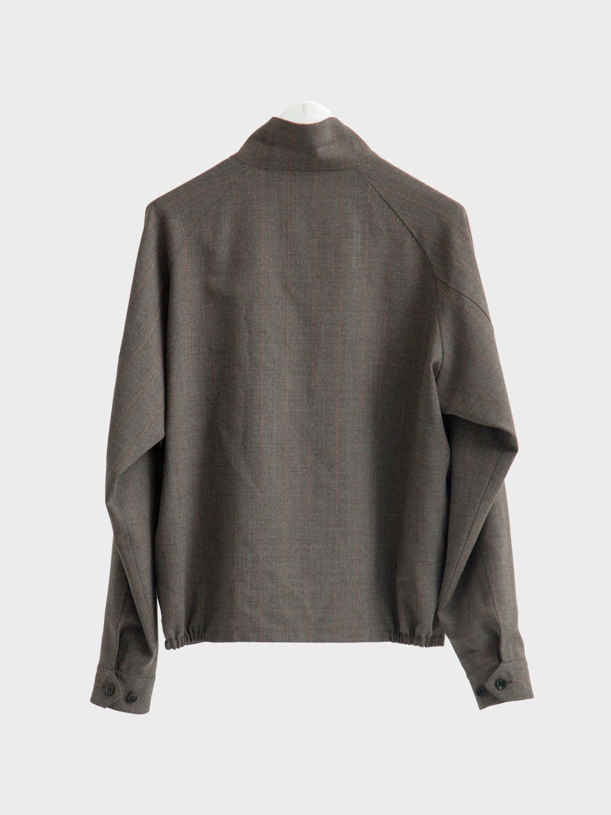 【10月24日(土)発売)】SOSHIOTSUKI / MELANGE STRIPE TRUCKER JACKET (GREY STRIPE)
